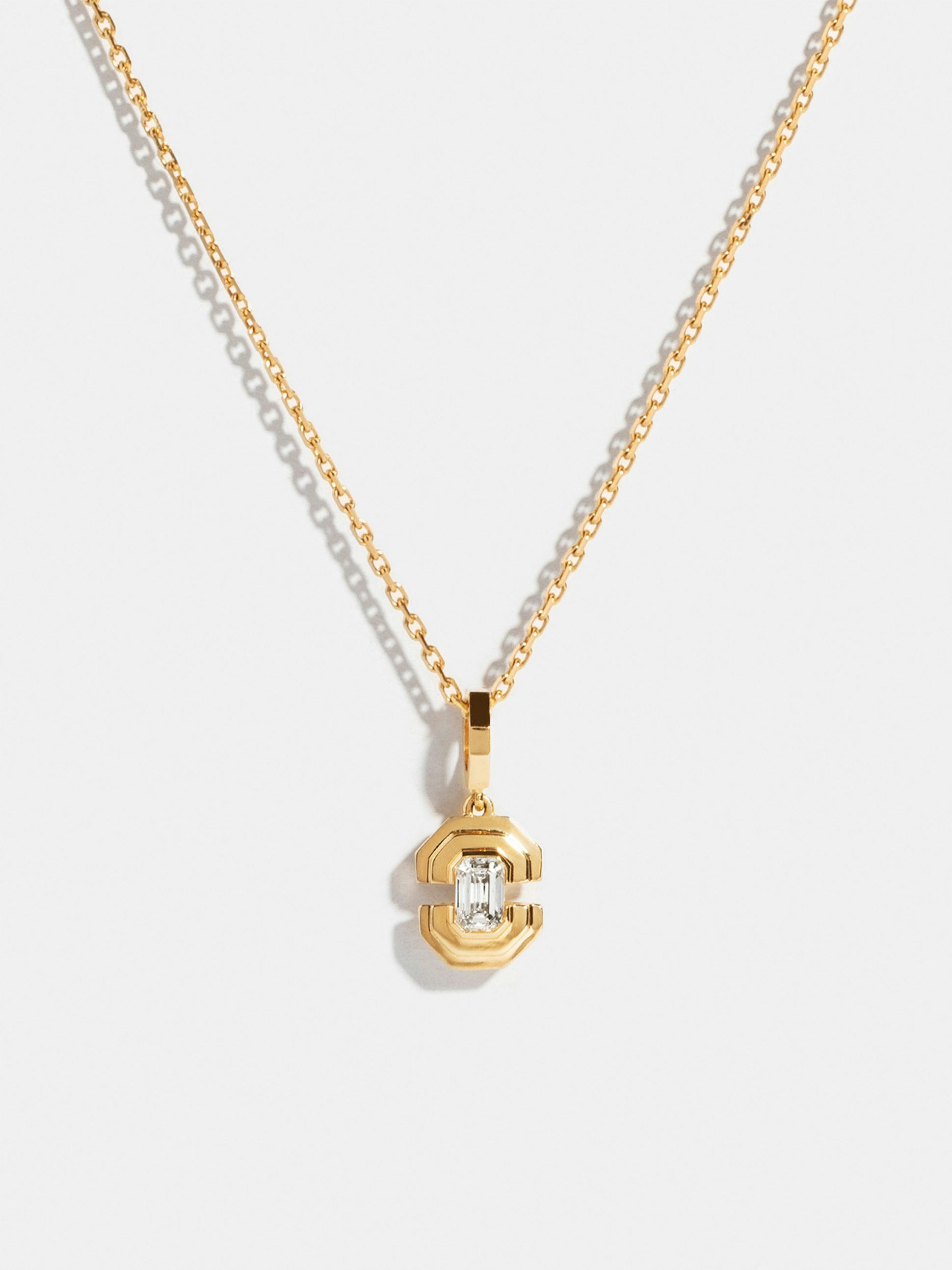 Collier Via Emeraude - diamant émeraude 0,25ct en Or jaune éthique | JEM, joaillerie éthique française