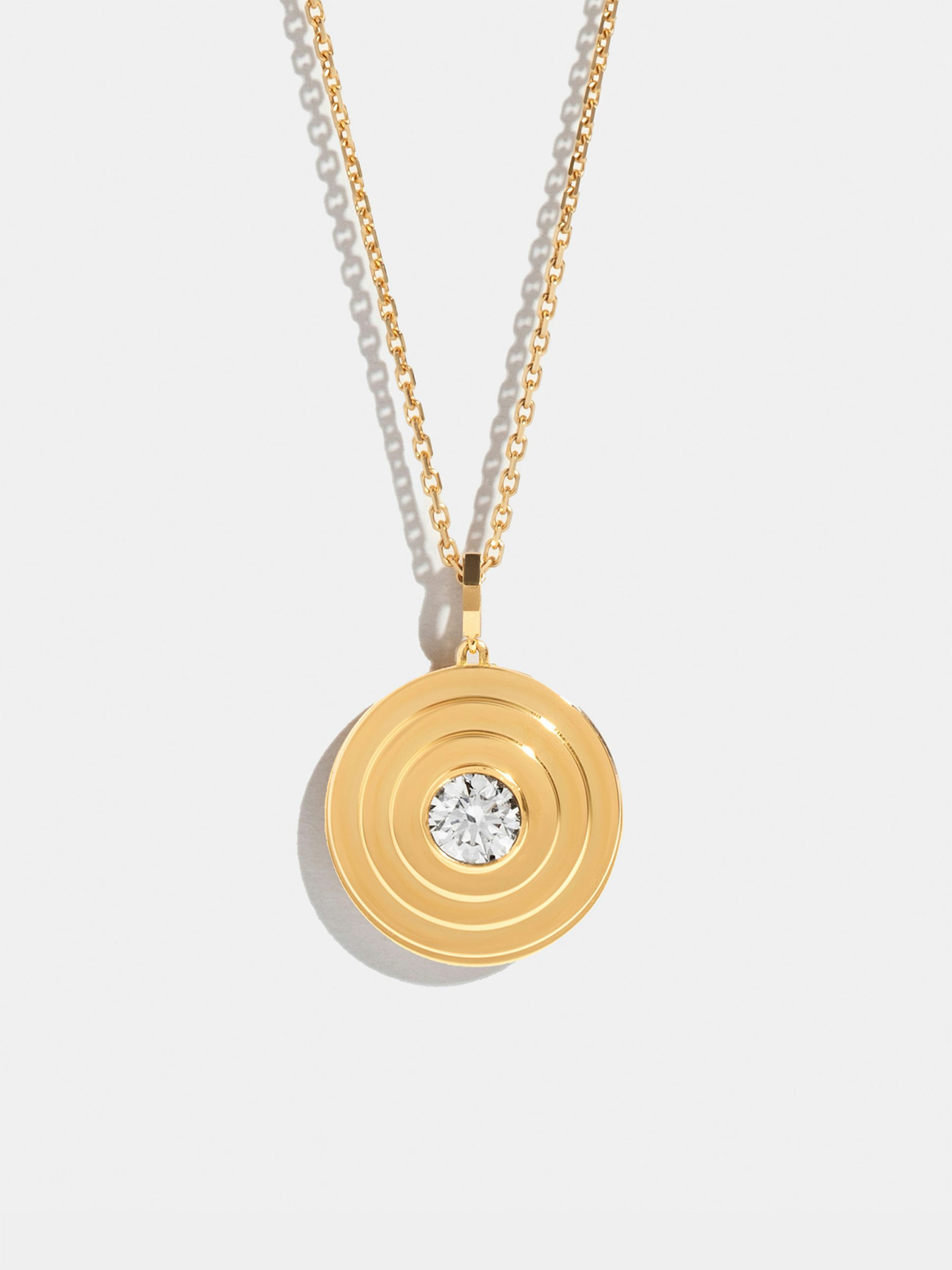 Collier Via Rond - diamant rond 1ct en Or jaune éthique | JEM, joaillerie éthique française