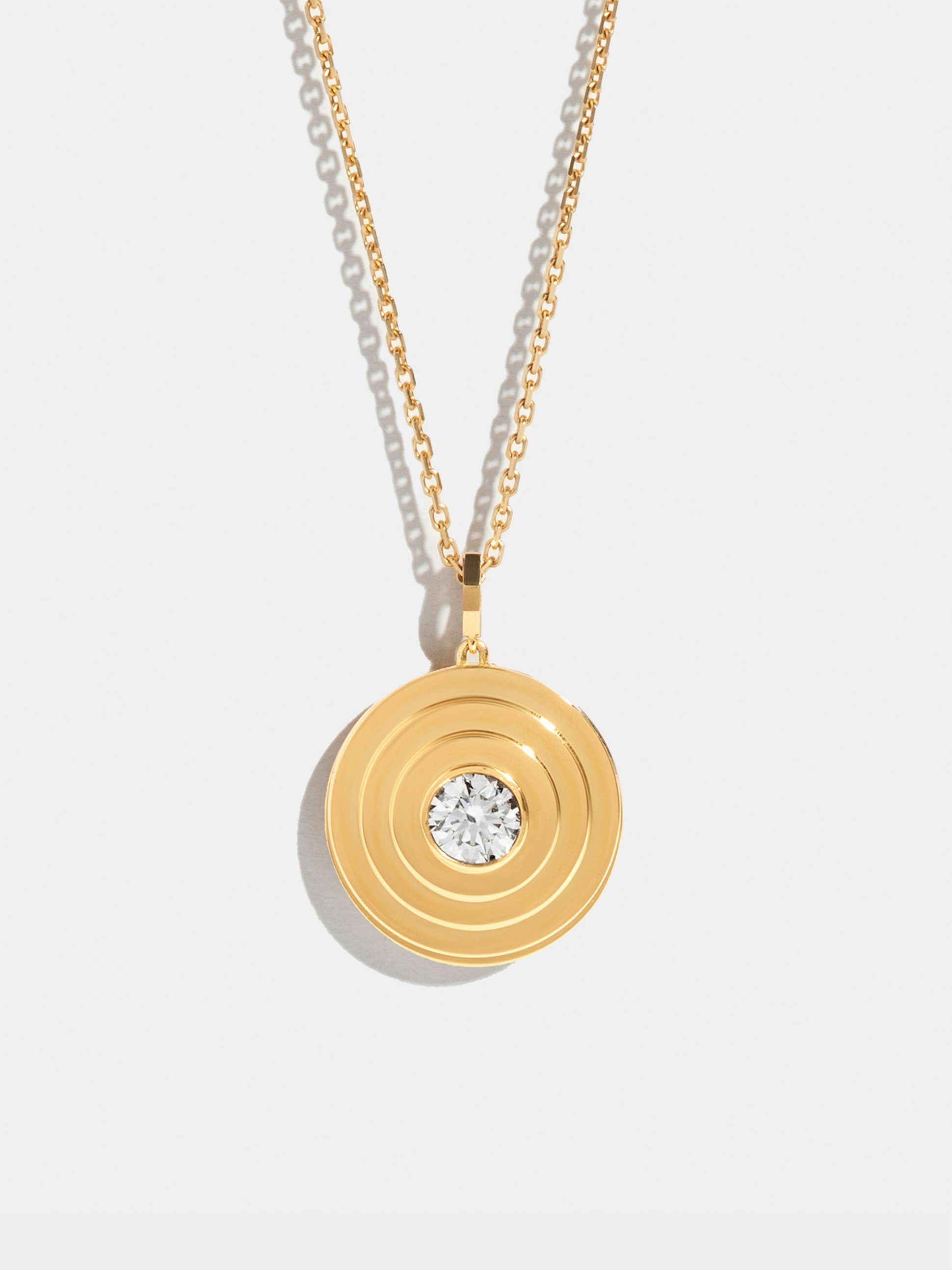 Collier Via Rond - diamant rond 1ct en Or jaune éthique | JEM, joaillerie éthique française