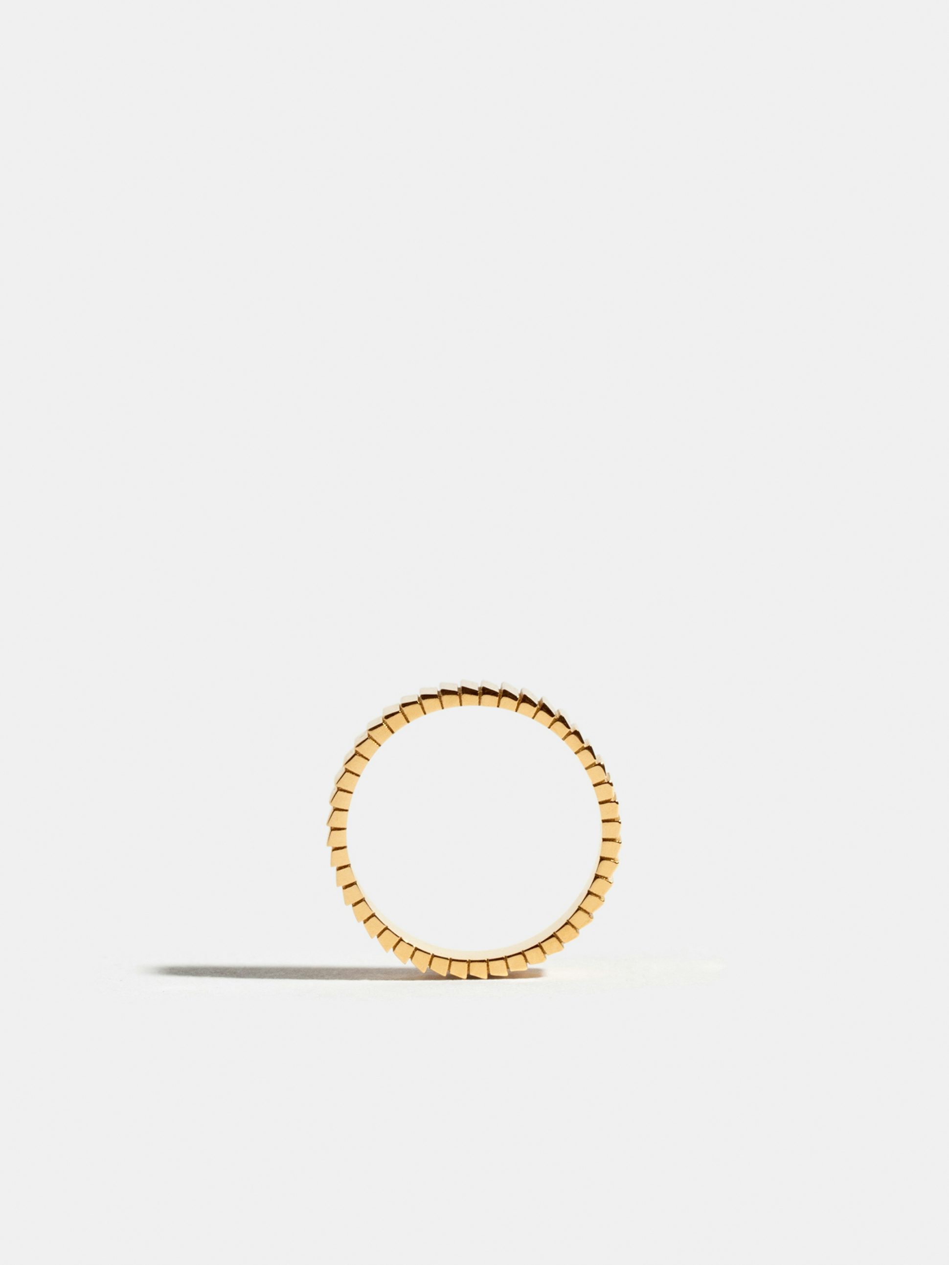 Bague Via en Or jaune éthique 18 carats certifié Fairmined