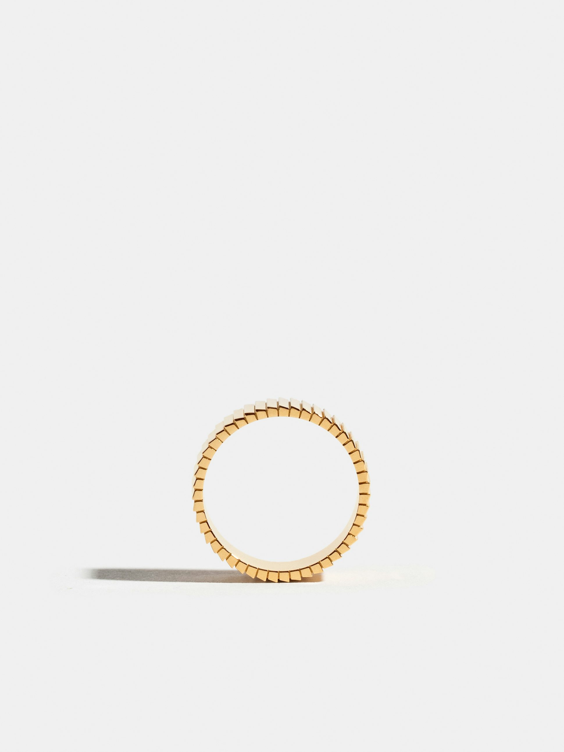 Bague Via en Or jaune éthique 18 carats certifié Fairmined