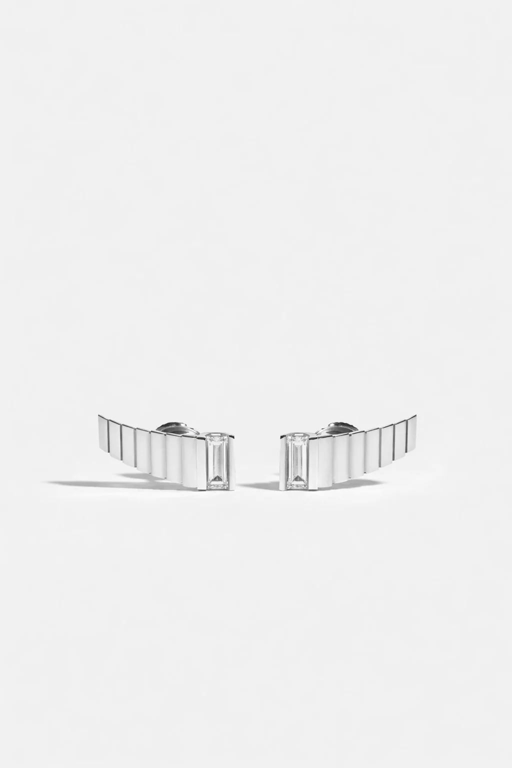 Boucles d'oreilles Via baguettes 0,40ct