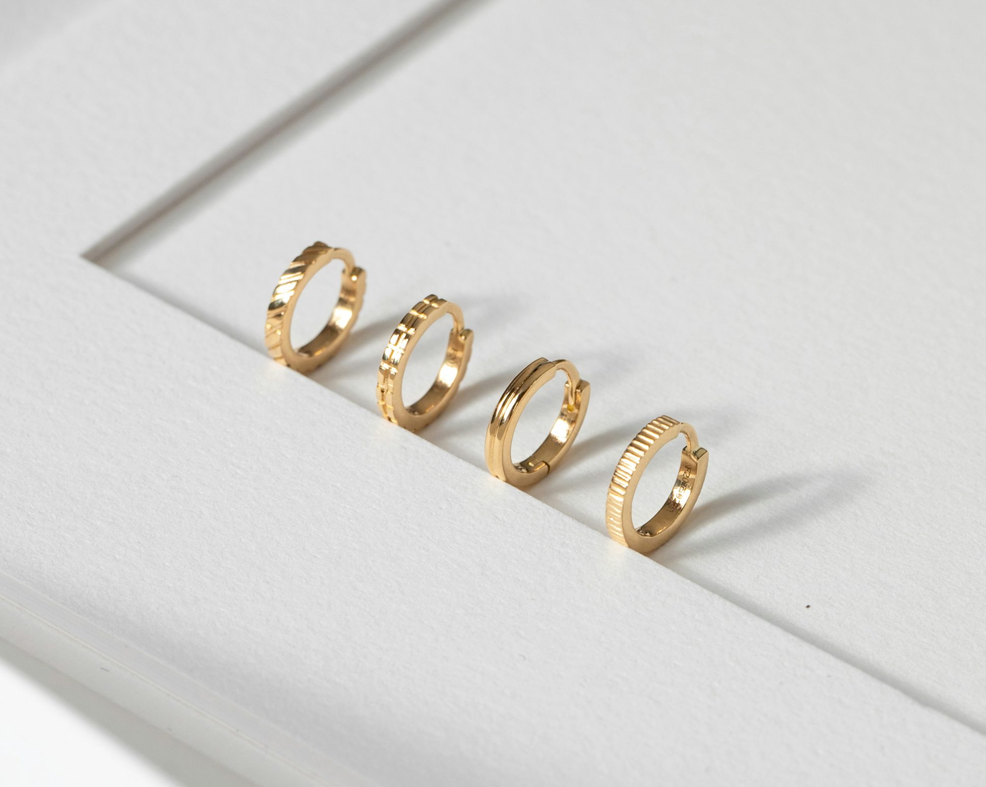 Boucles d'oreilles Anagramme or fairmined - JEM Joaillerie éthique
