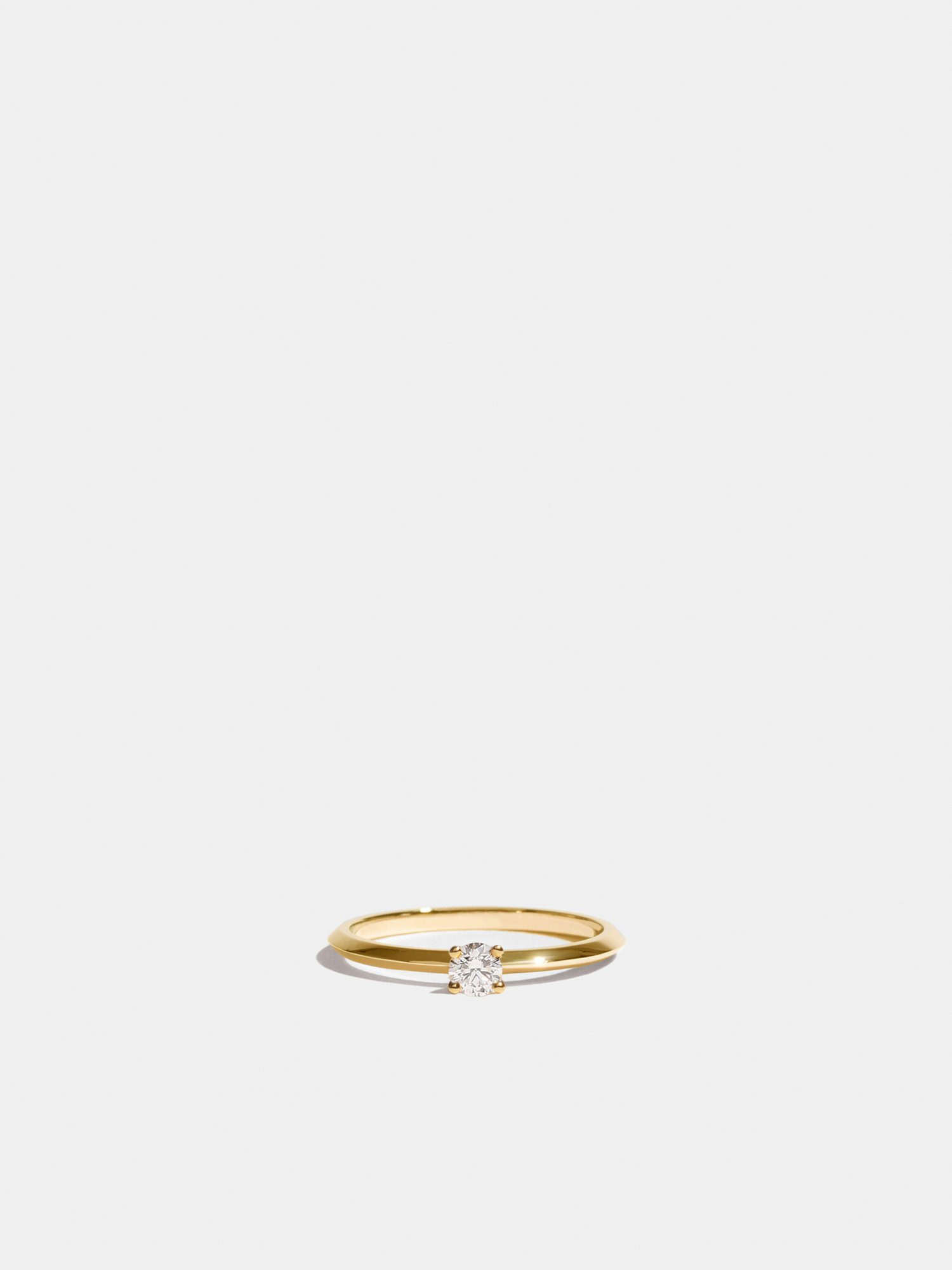 Anagramme "biseauté" Solitaire 0,20 carat