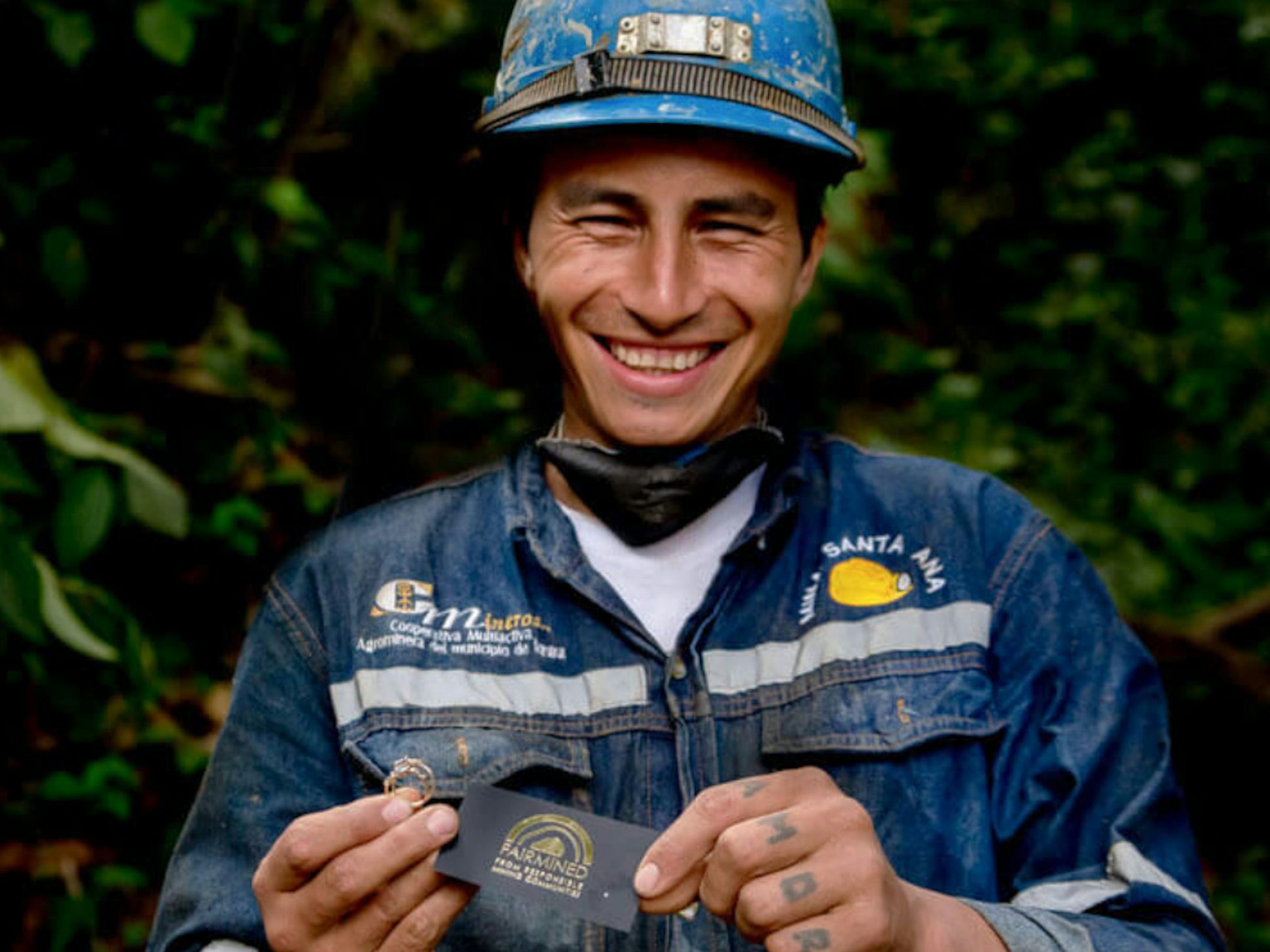 Fairmined miner from the community of Iquira in Colombia - ARM