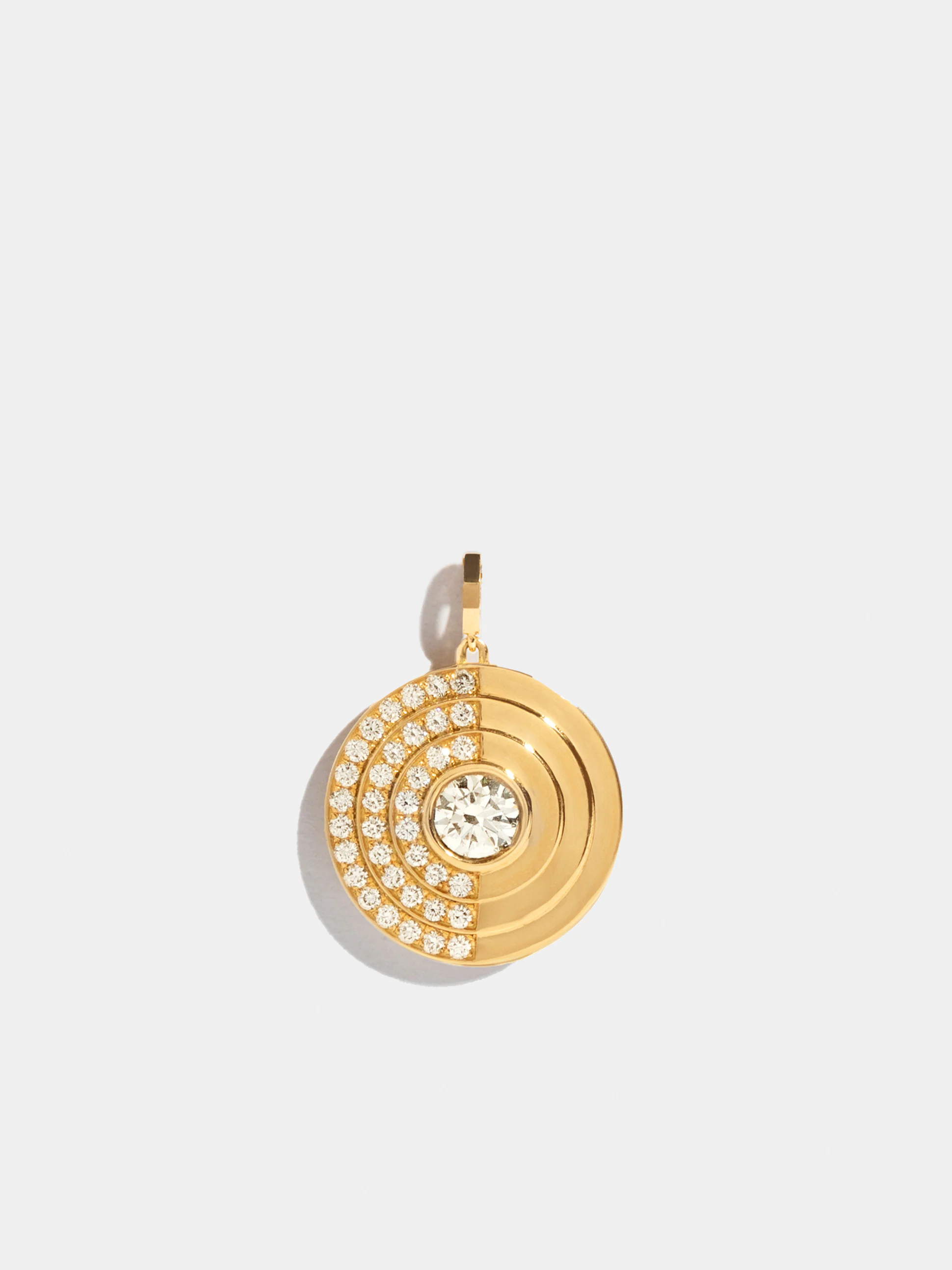 Pendentif Via halo  demi jour grand modèle 