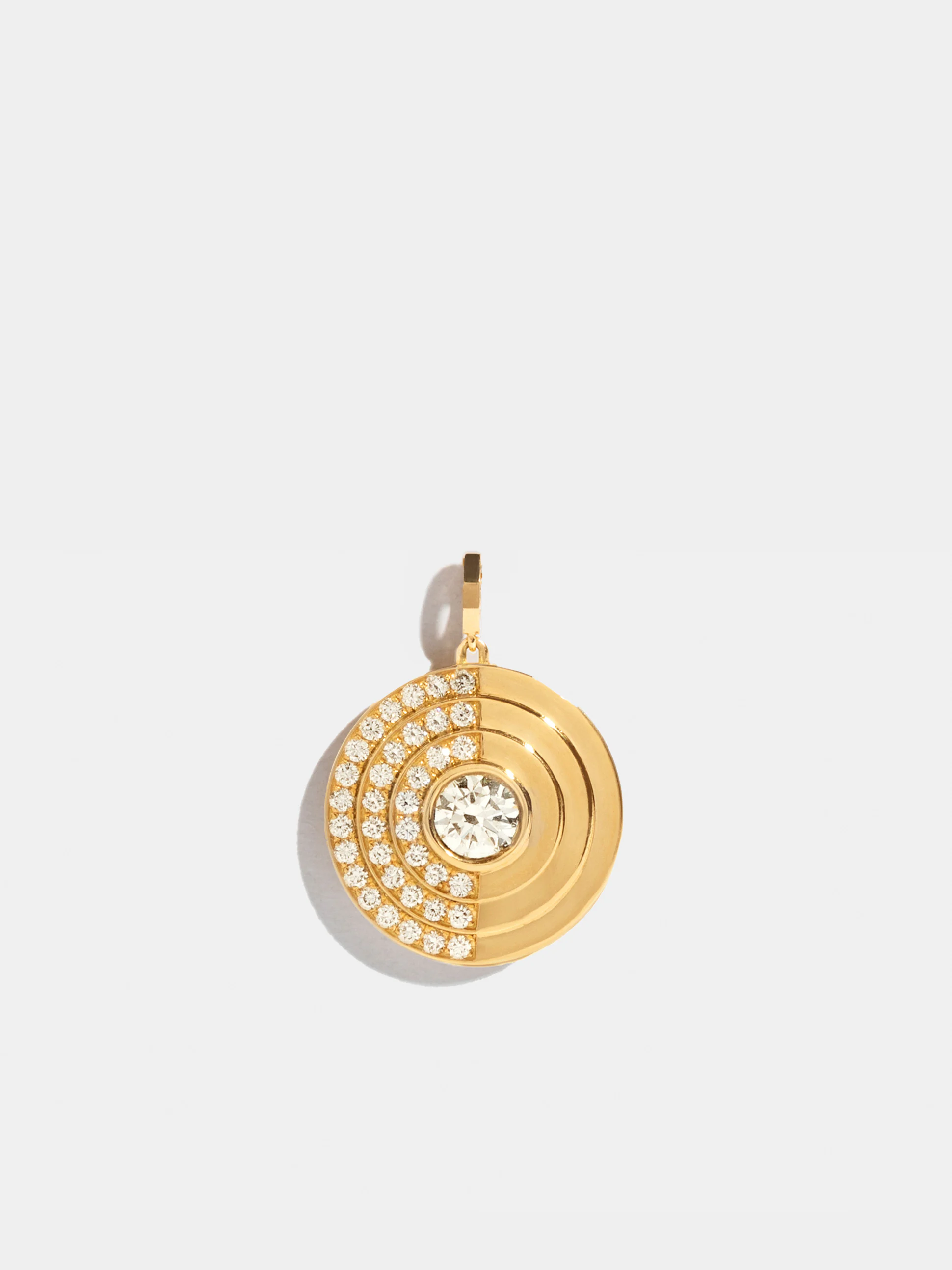 Pendentif Via halo demi jour grand modèle