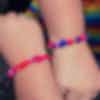 Two bracelets on two wrists