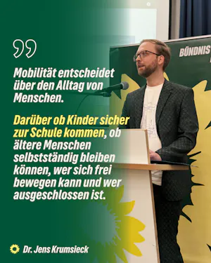 Eine Liebeserklärung an die Mobilität: Meine Bewerbungsrede bei der Aufstellungsversammlung