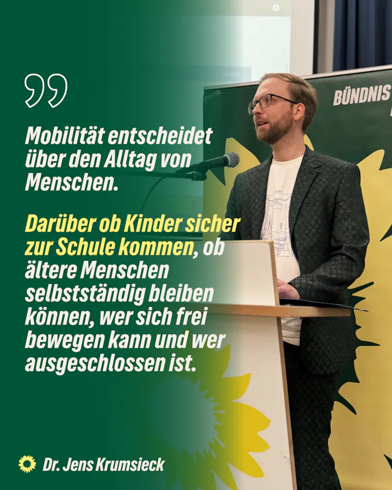 Eine Liebeserklärung an die Mobilität: Meine Bewerbungsrede bei der Aufstellungsversammlung