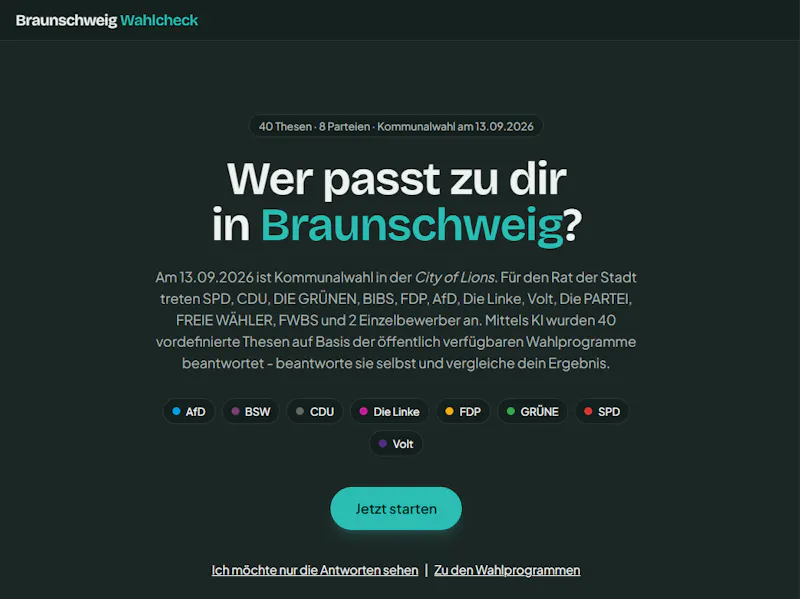 Braunschweig Wahlcheck