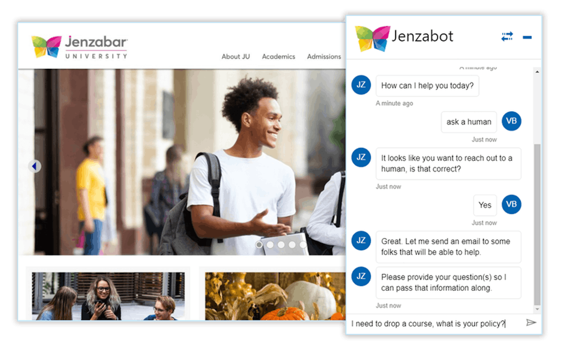 Jenzabar Chatbot