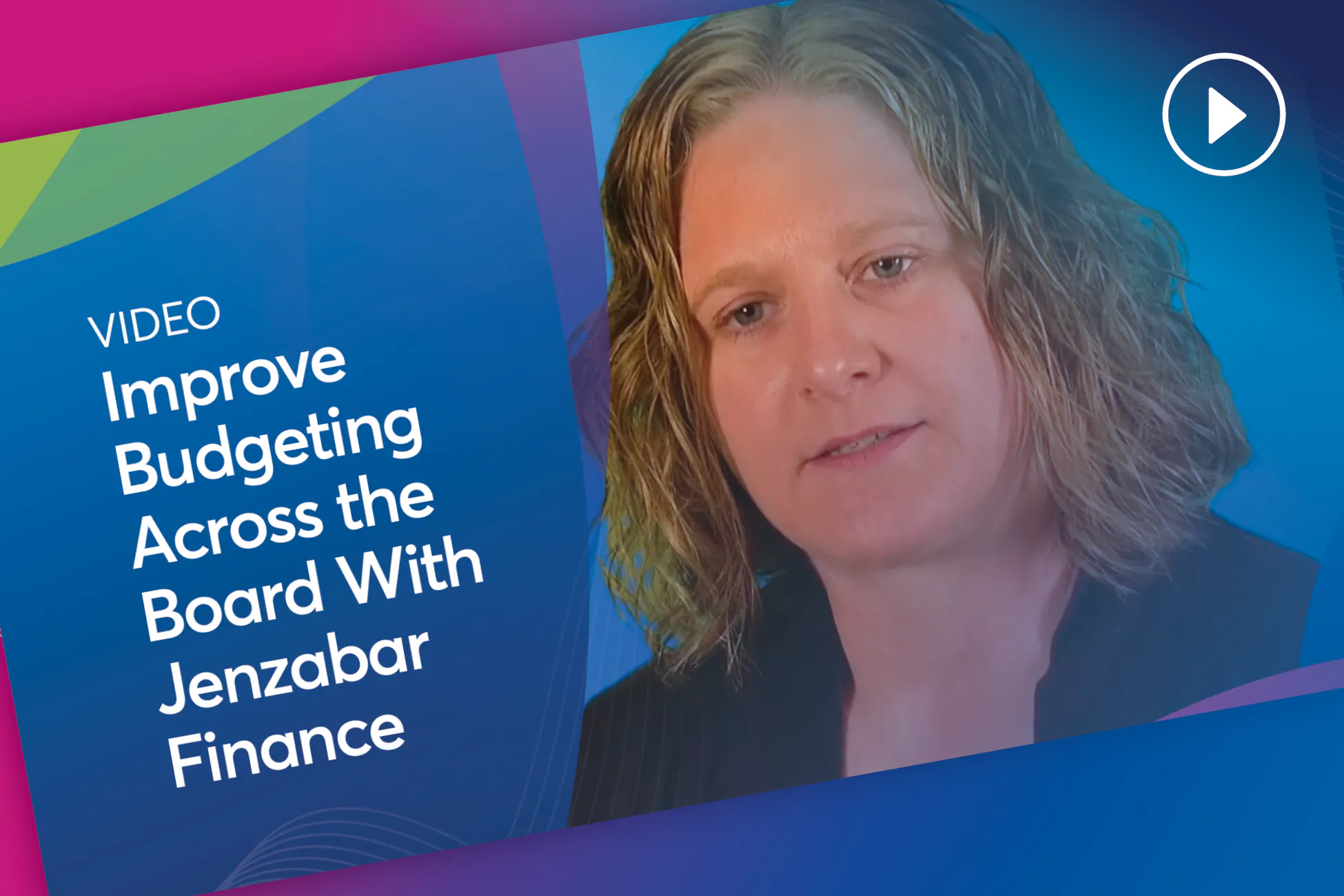 Video: Improve Budgeting Across the Board With Jenzabar Finance