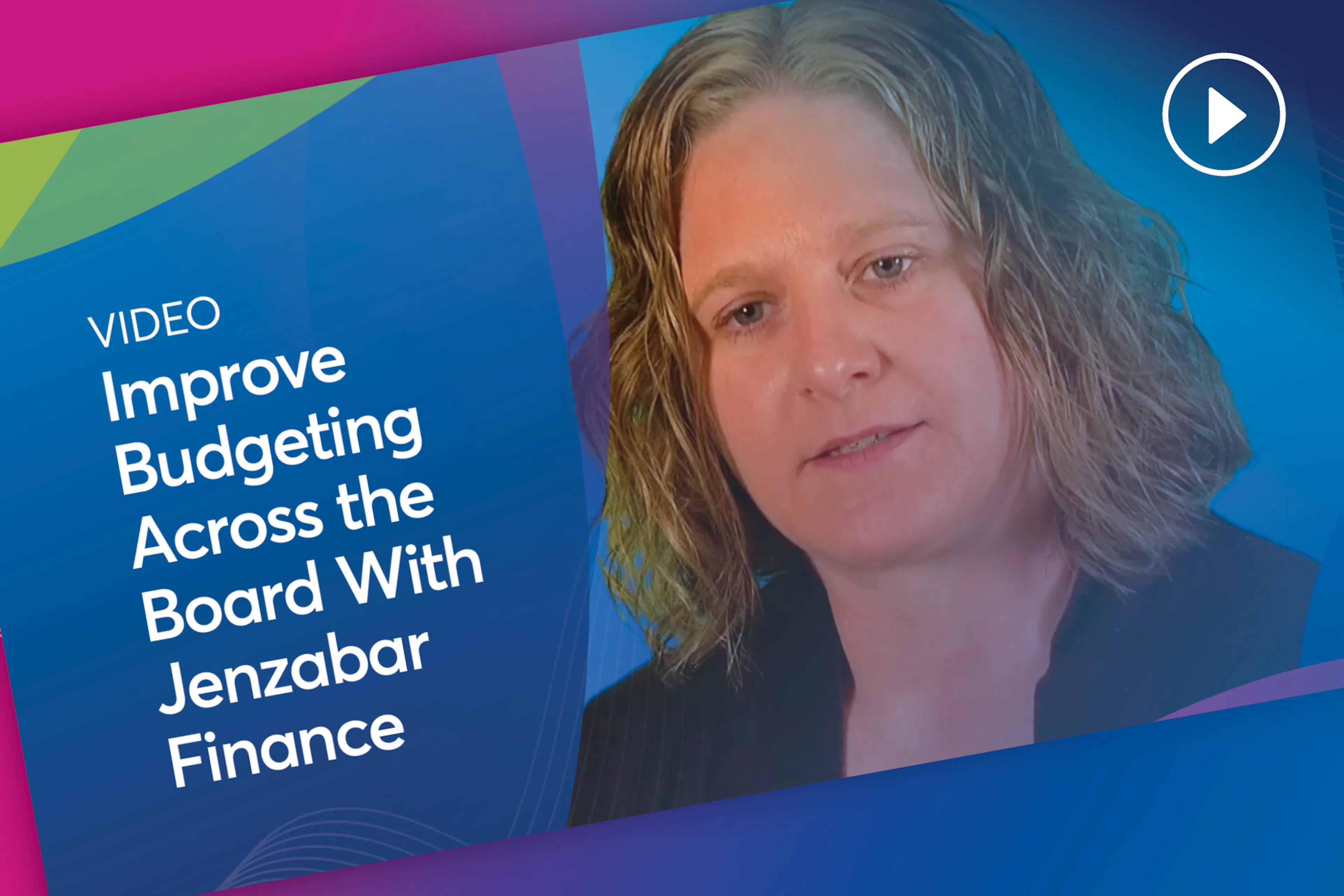 Video: Improve Budgeting Across the Board With Jenzabar Finance