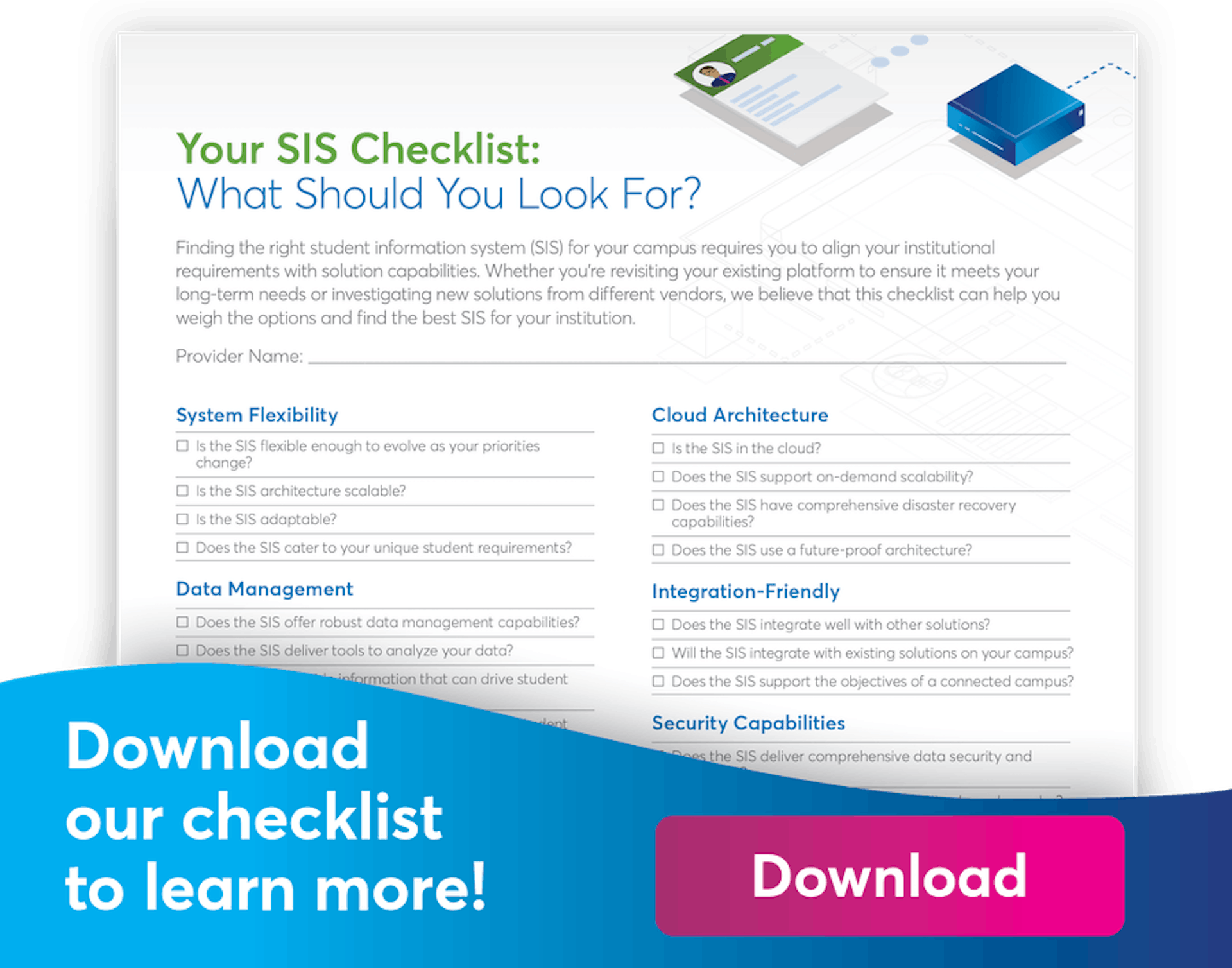 Student Information System Checklist What to Look For
