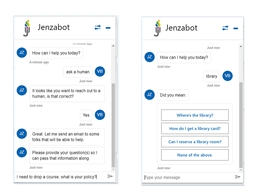 Jenzabar Chatbot