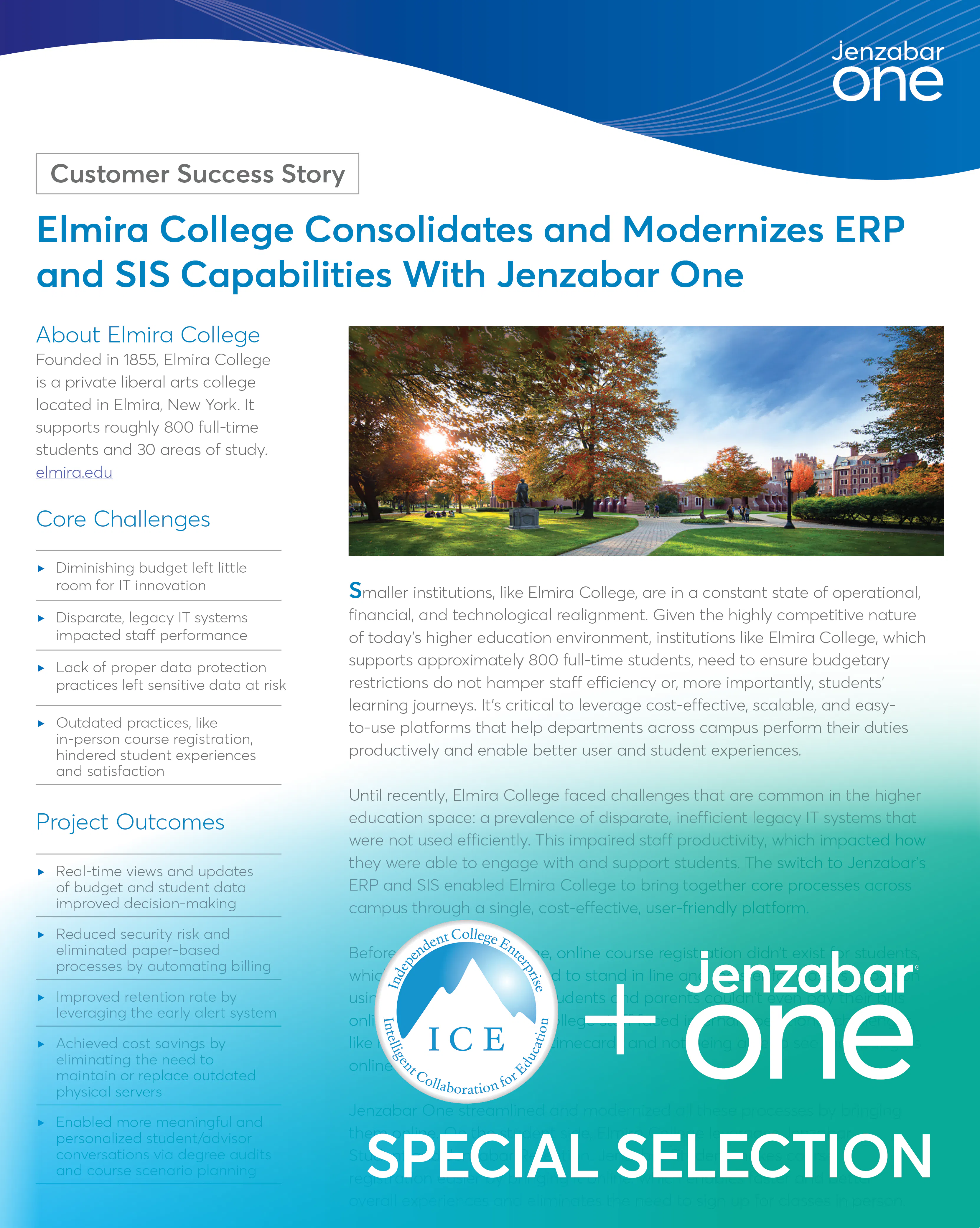 Elmira College Case Study