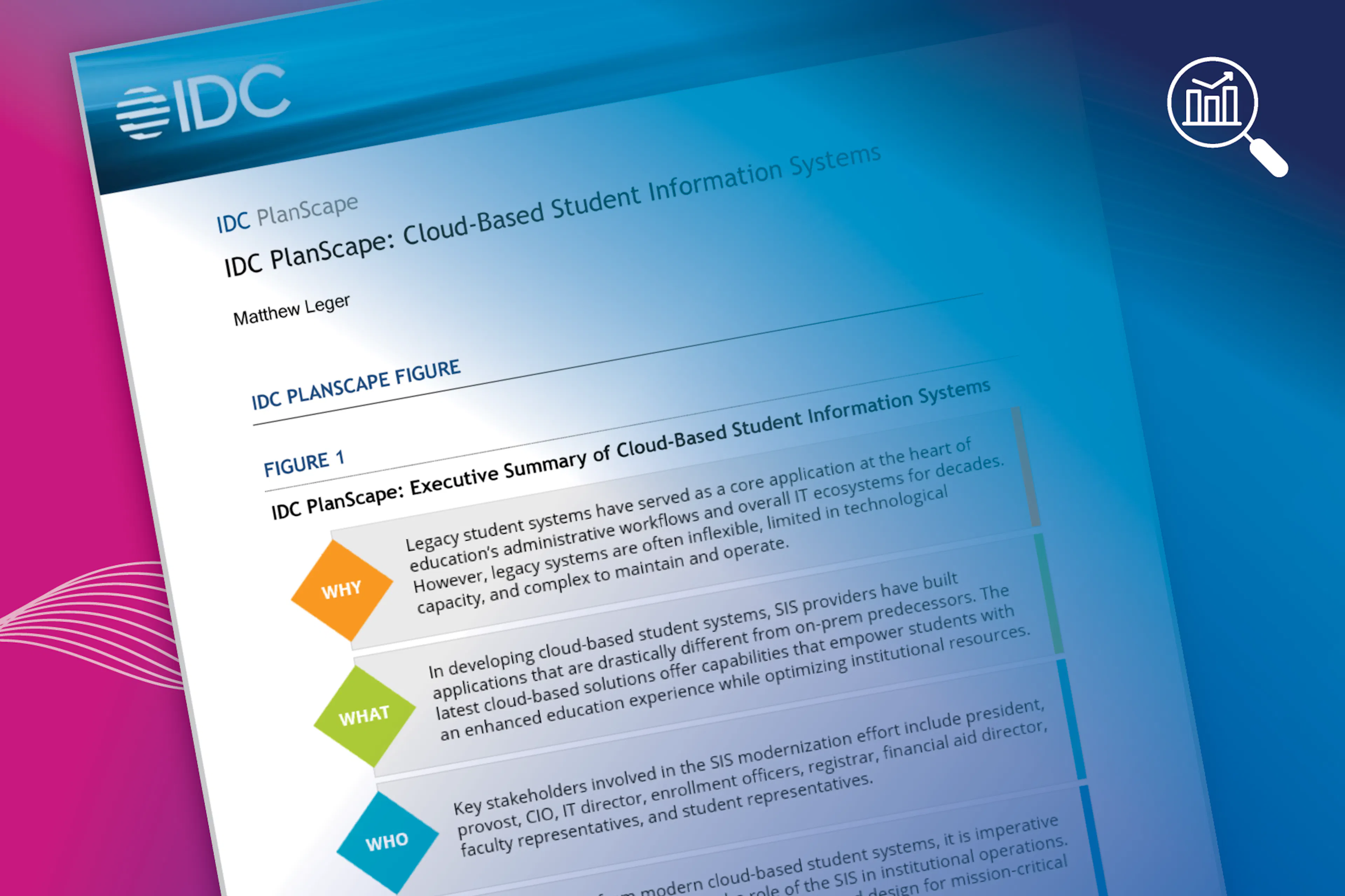 Industry Insight: IDC PlanScape: Cloud-Based Student Information Systems