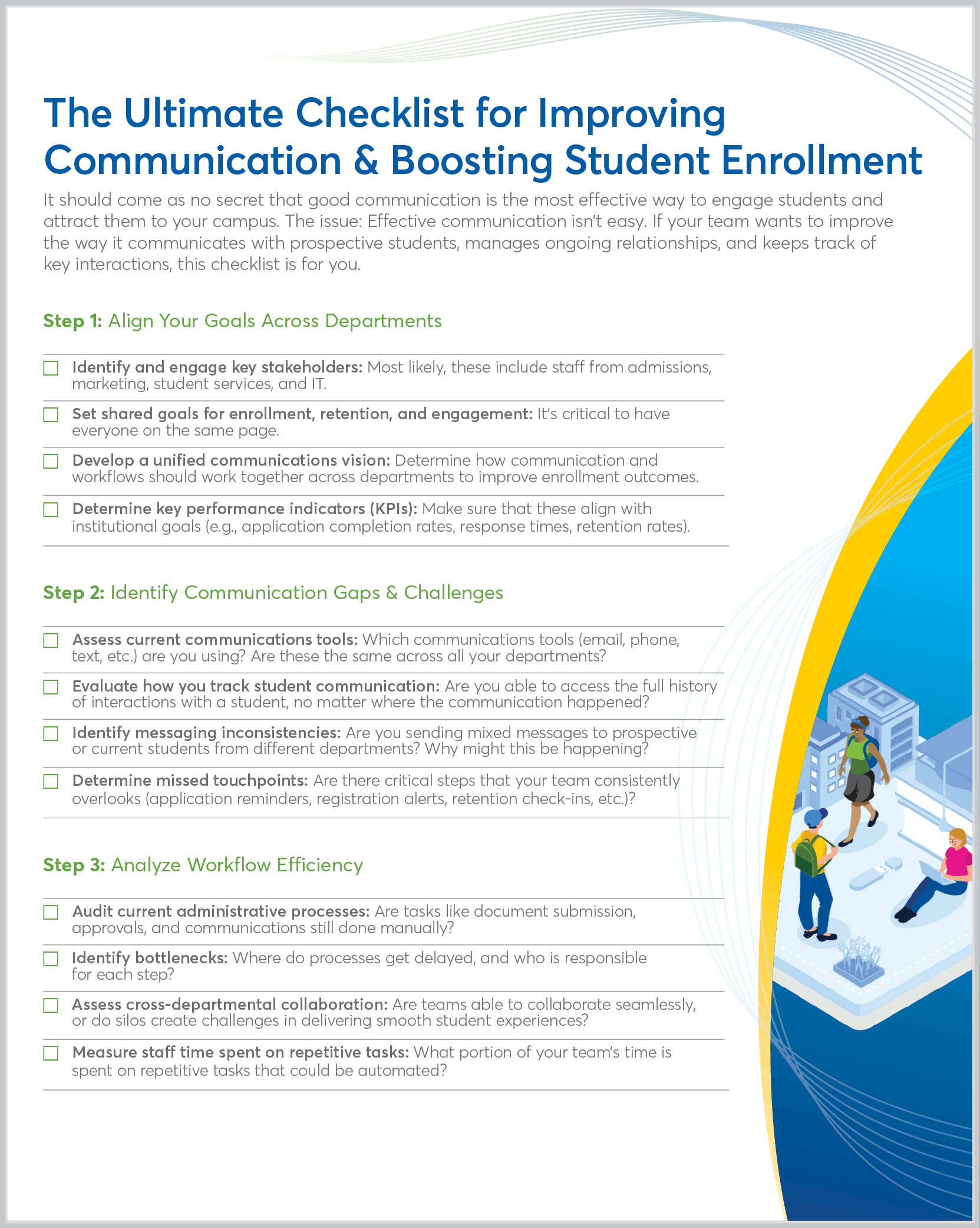The Ultimate Checklist for Improving Communication and Boosting Student Enrollment