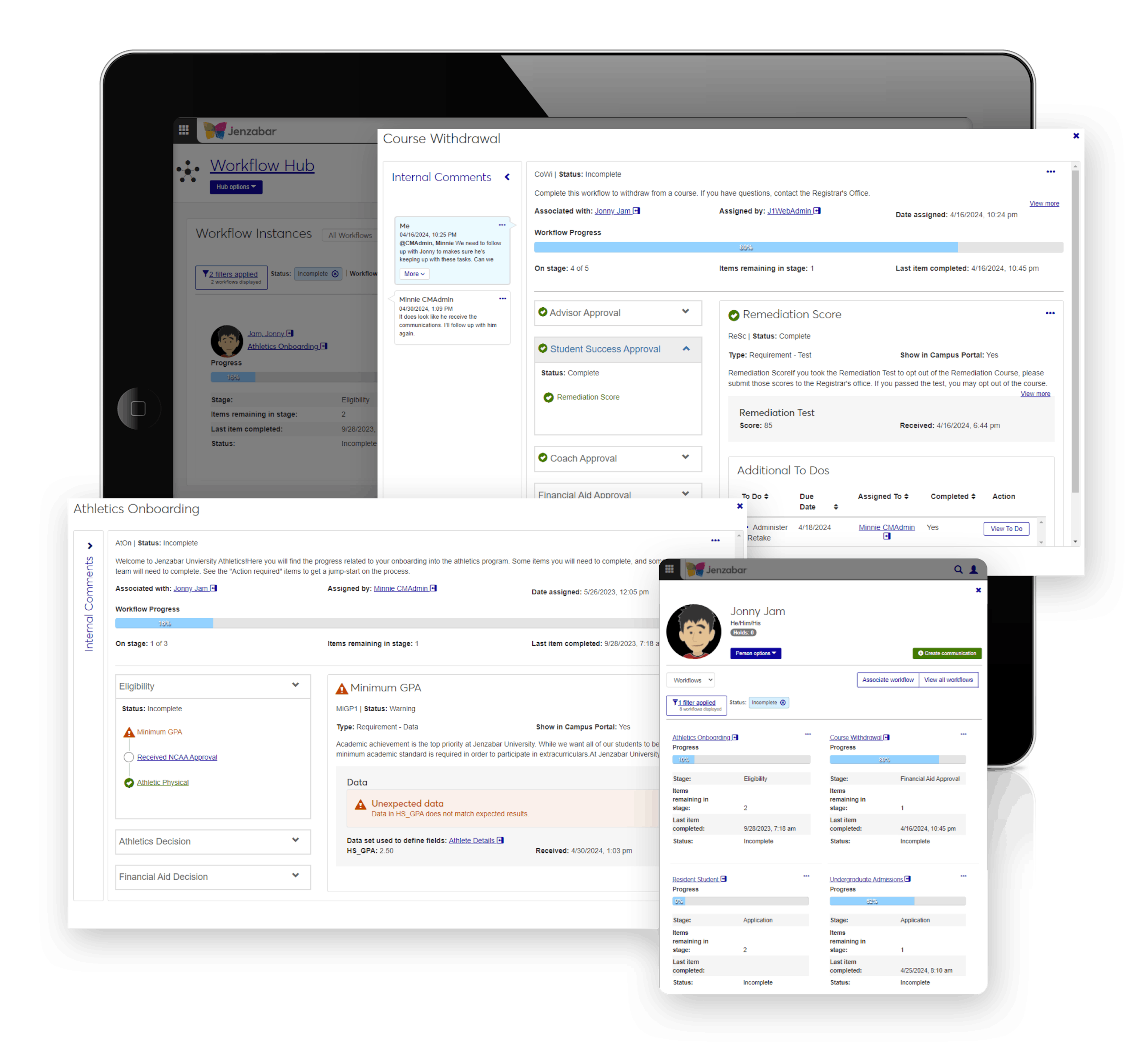 Jenzabar Workflow - Automate processes, manage workflows, improve operational efficiency