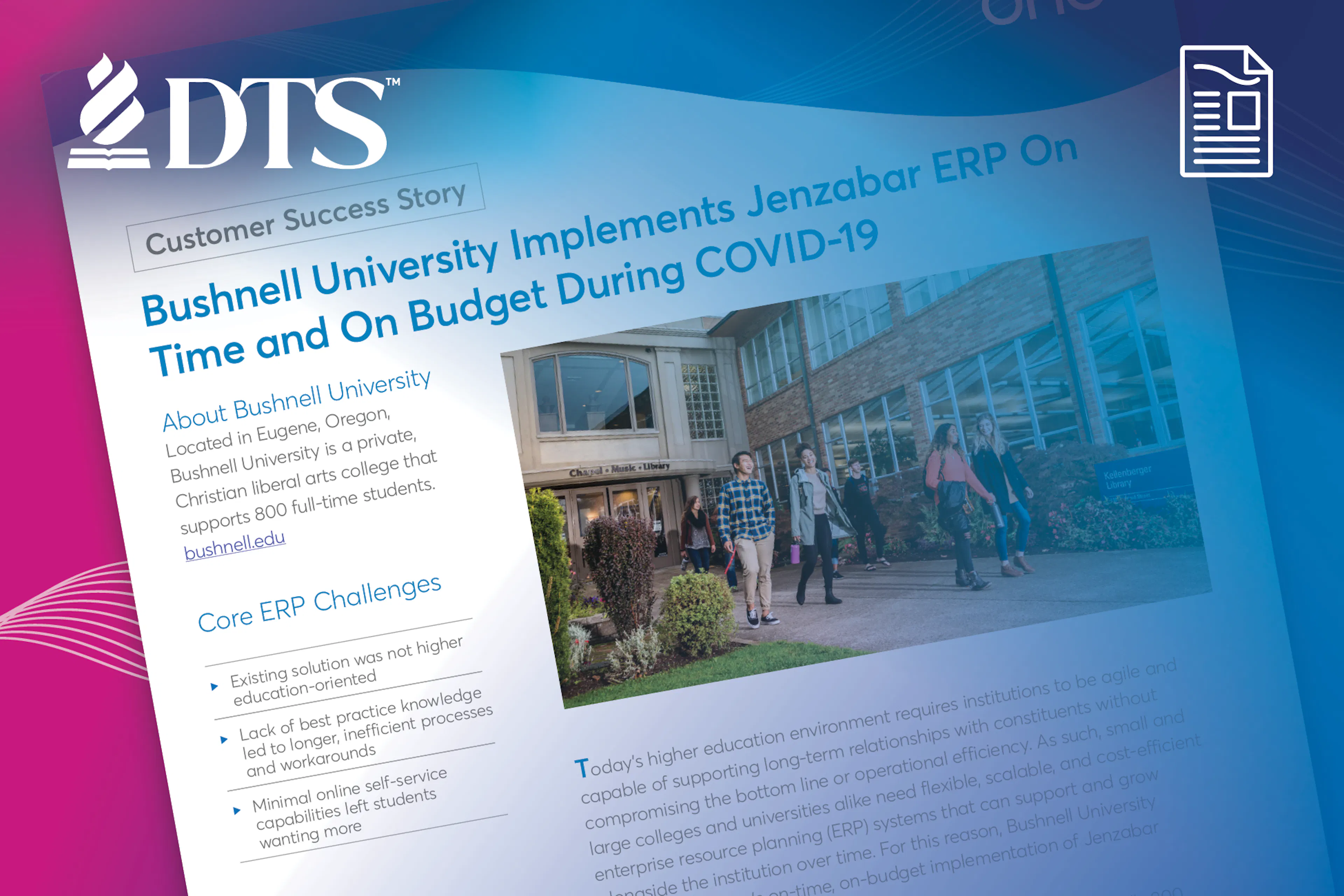 Case Study: Bushnell University Implements Jenzabar ERP On Time and On Budget During COVID-19