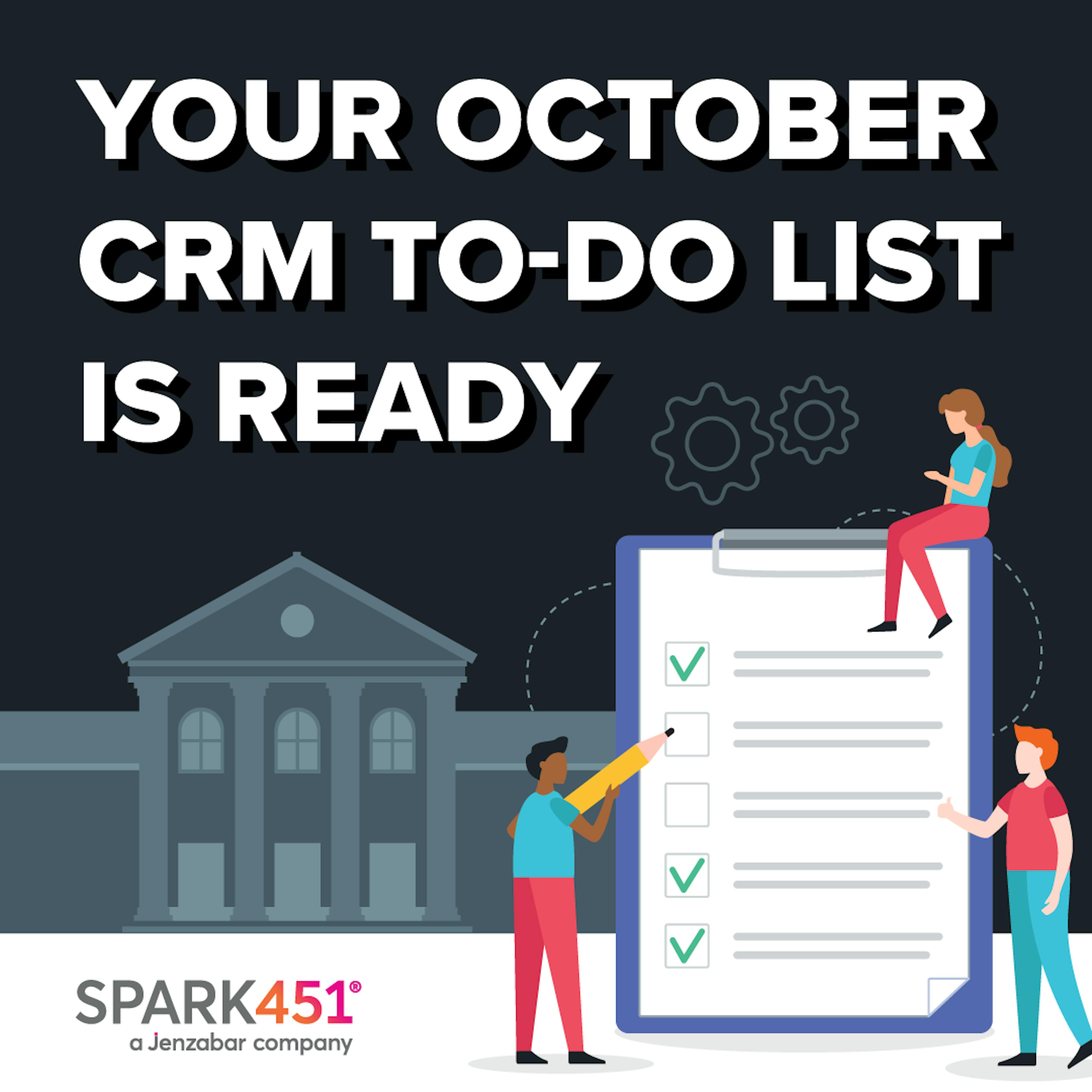 Your October CRM To-Do List