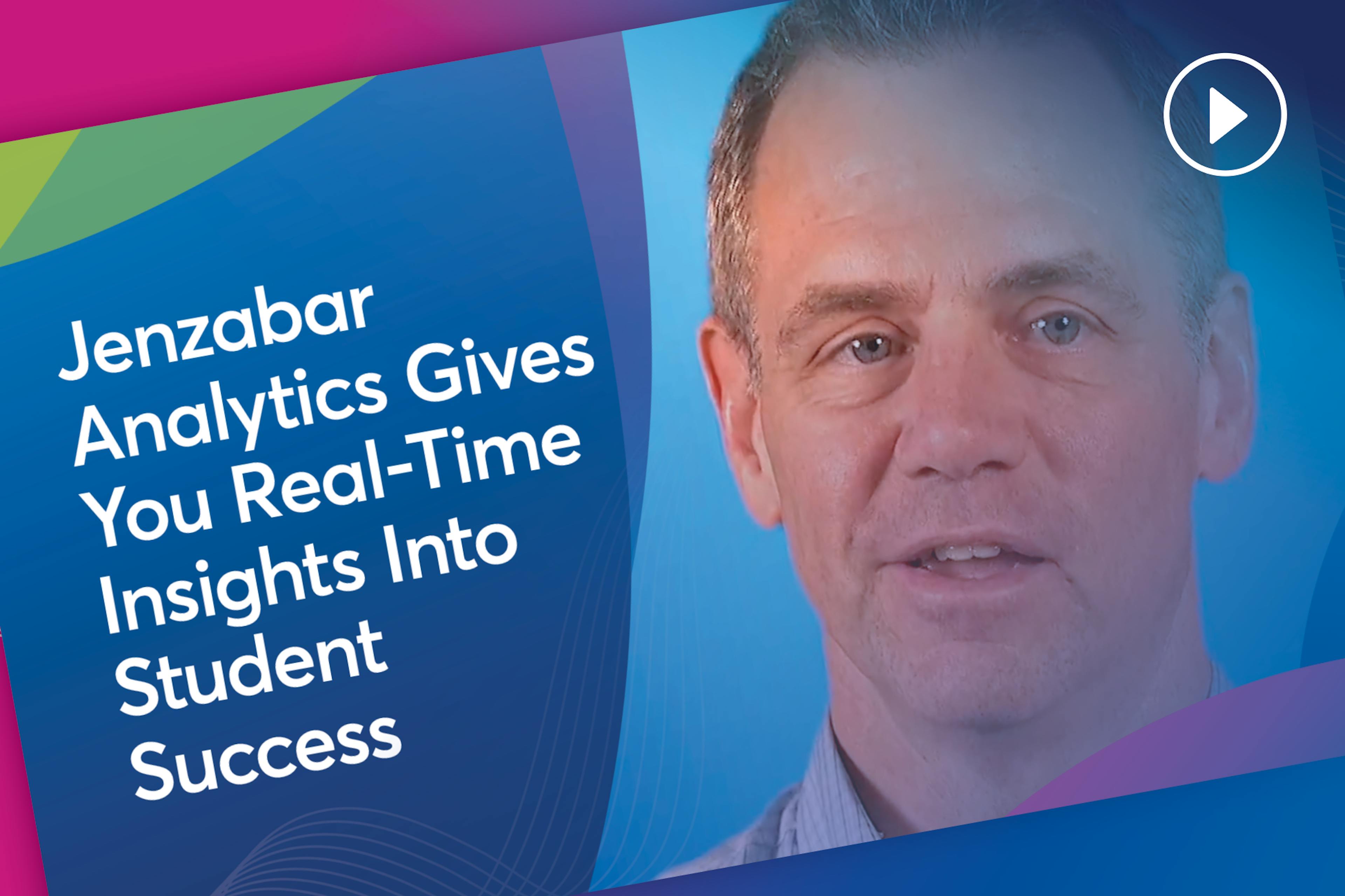 Video: Jenzabar Analytics Gives You Real-Time Insights Into Student Success