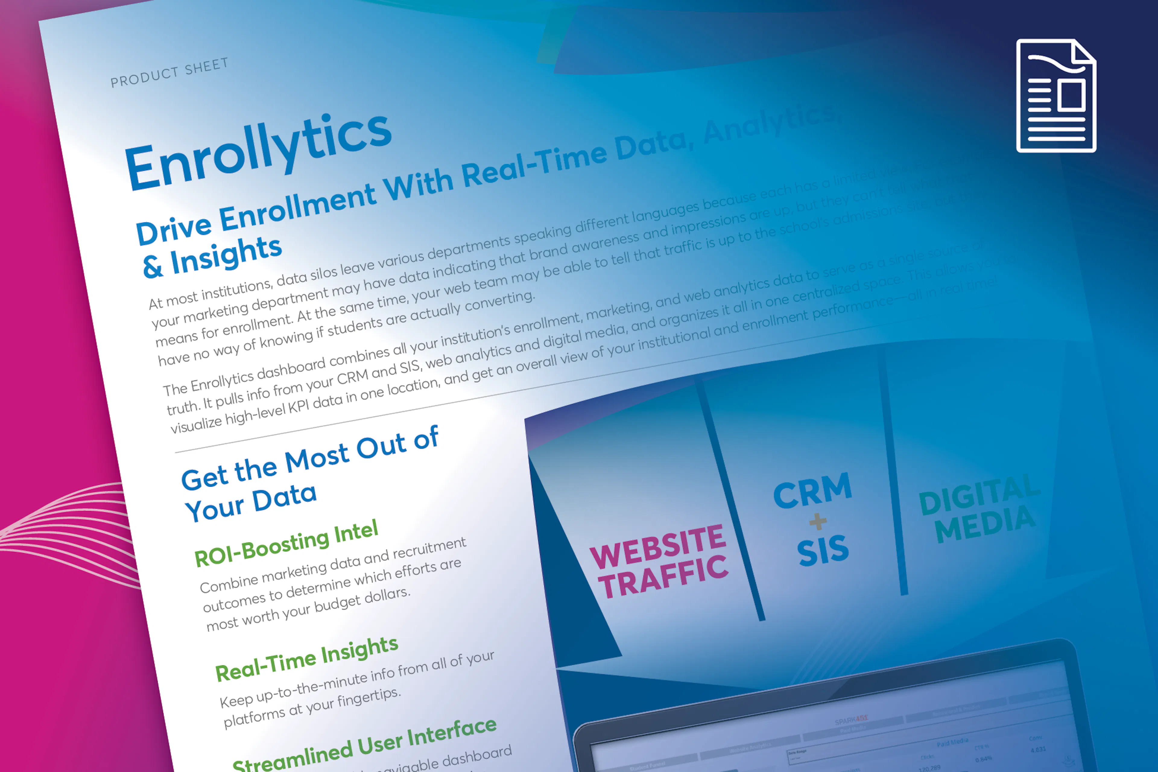 Enrollytics Product Sheet