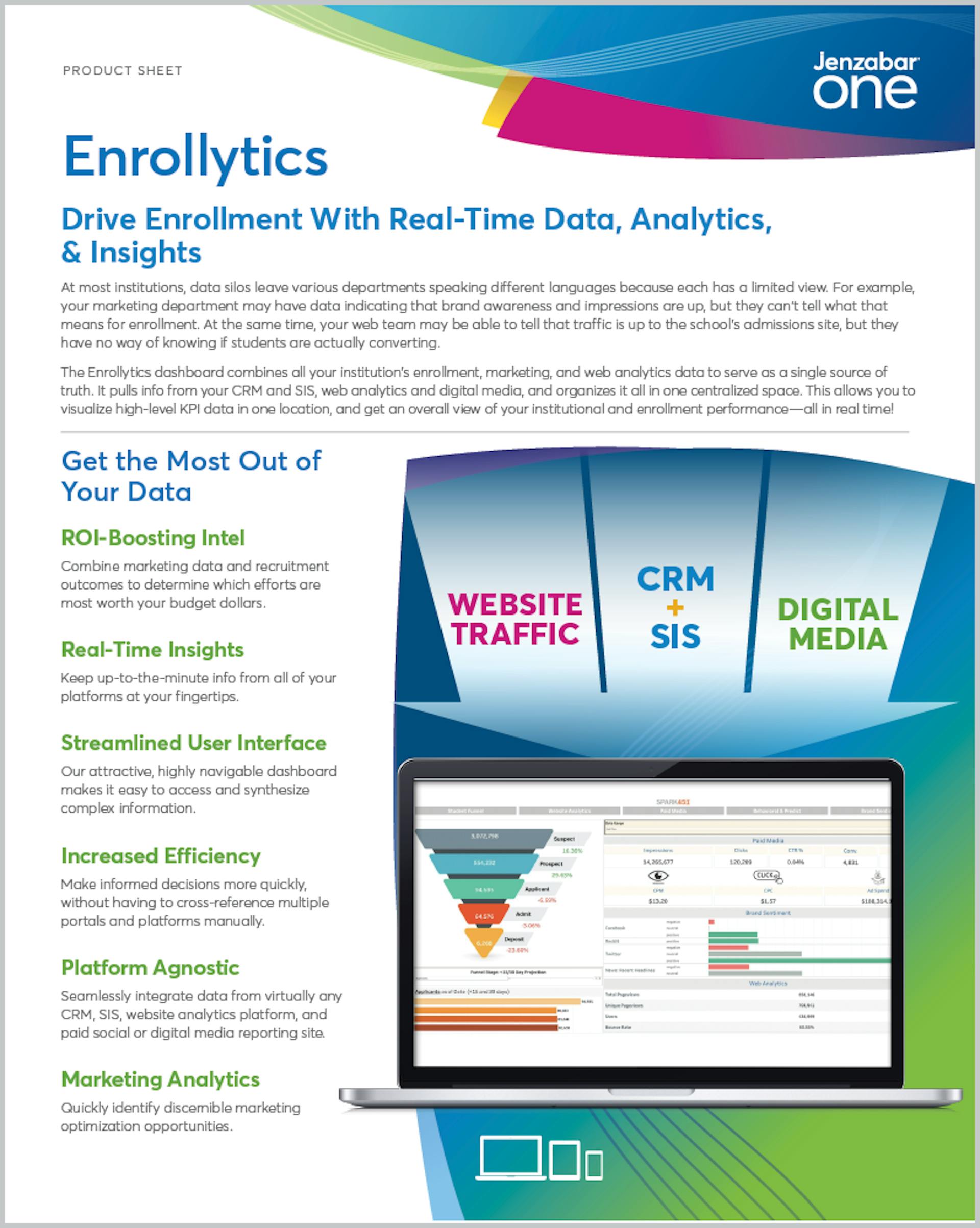 Enrollytics Product Sheet