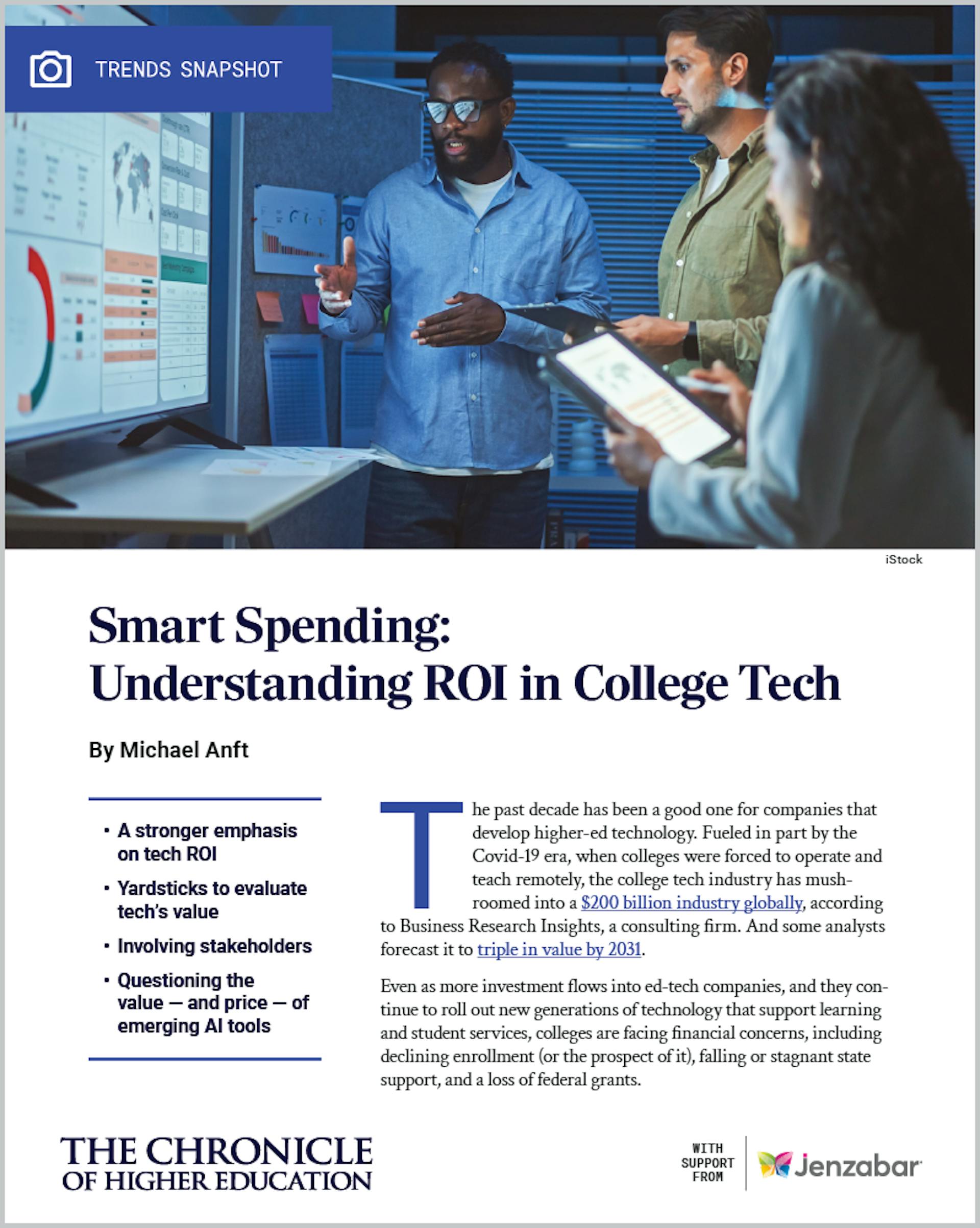 Smart Spending: Understanding ROI in College Tech