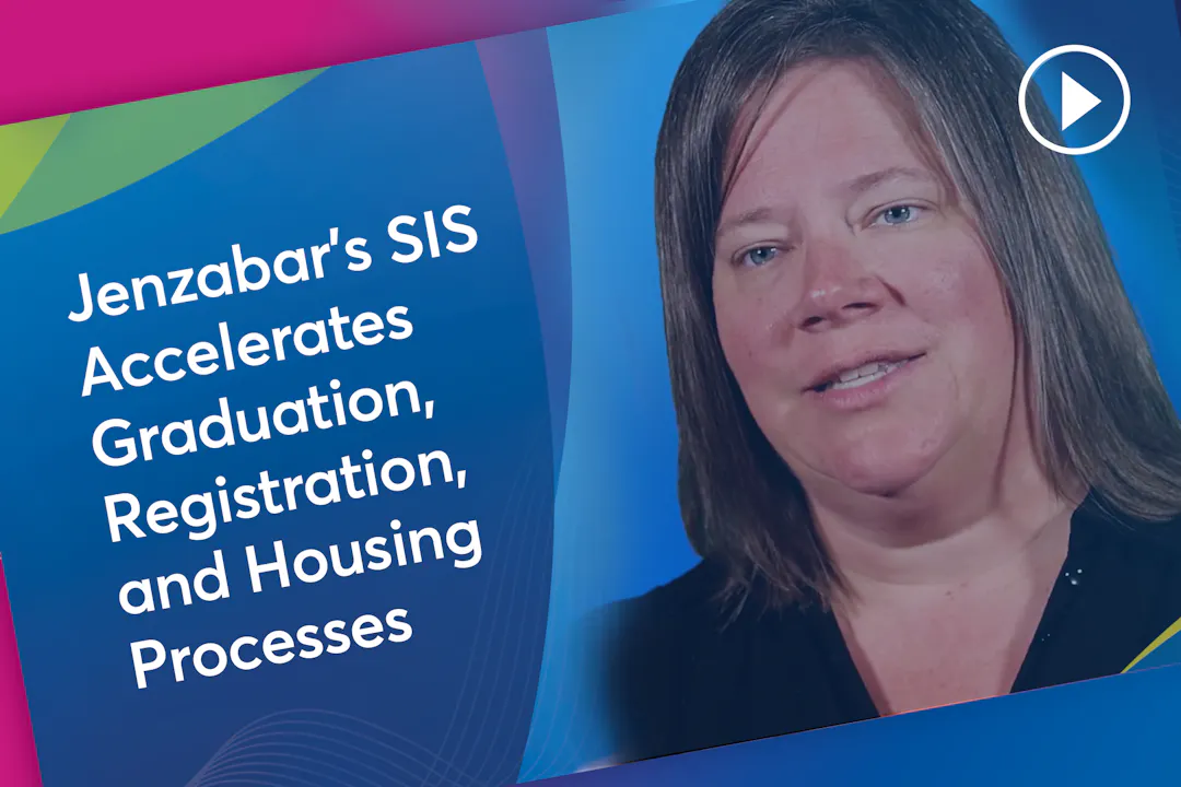 Jenzabar's SIS Accelerates Graduation, Registration, and Housing Processes