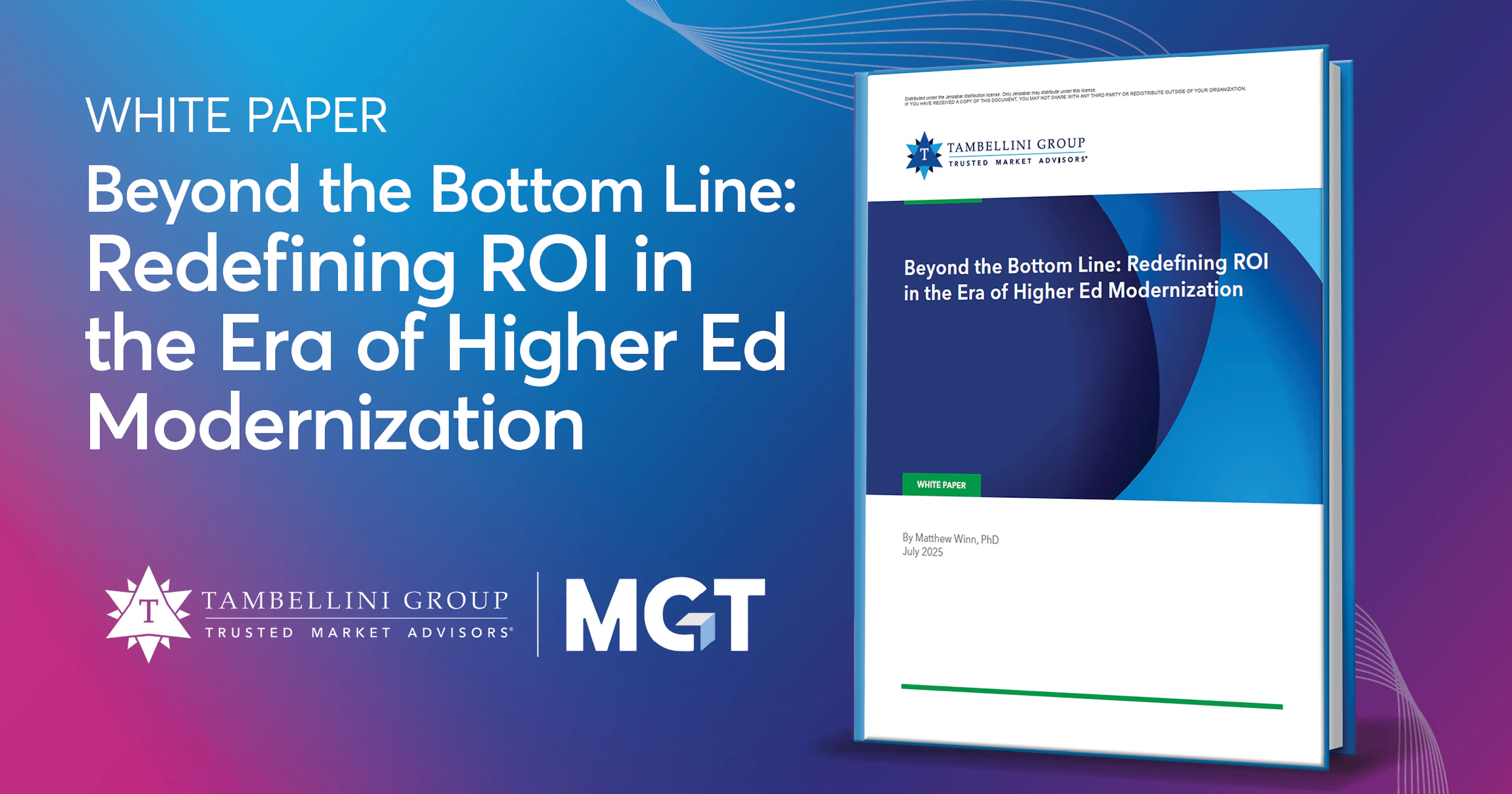 Redefining ROI in the Era of Higher Ed Modernization