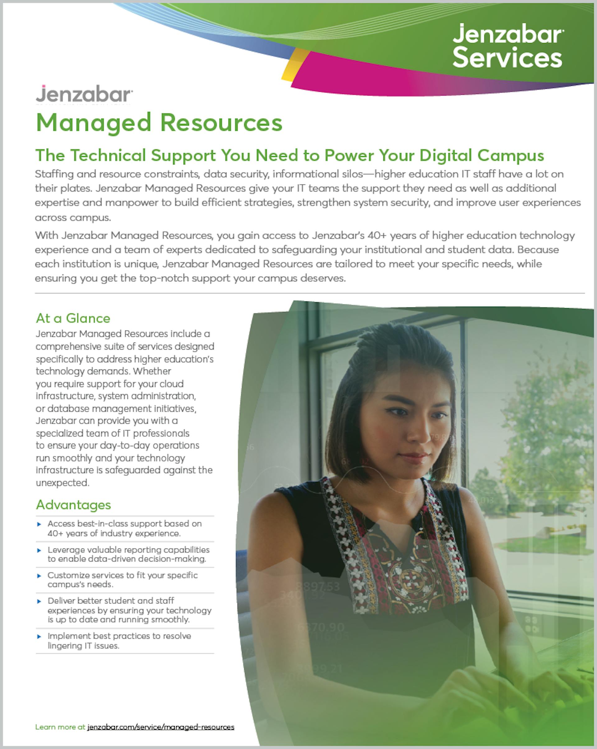 Jenzabar Managed Resources