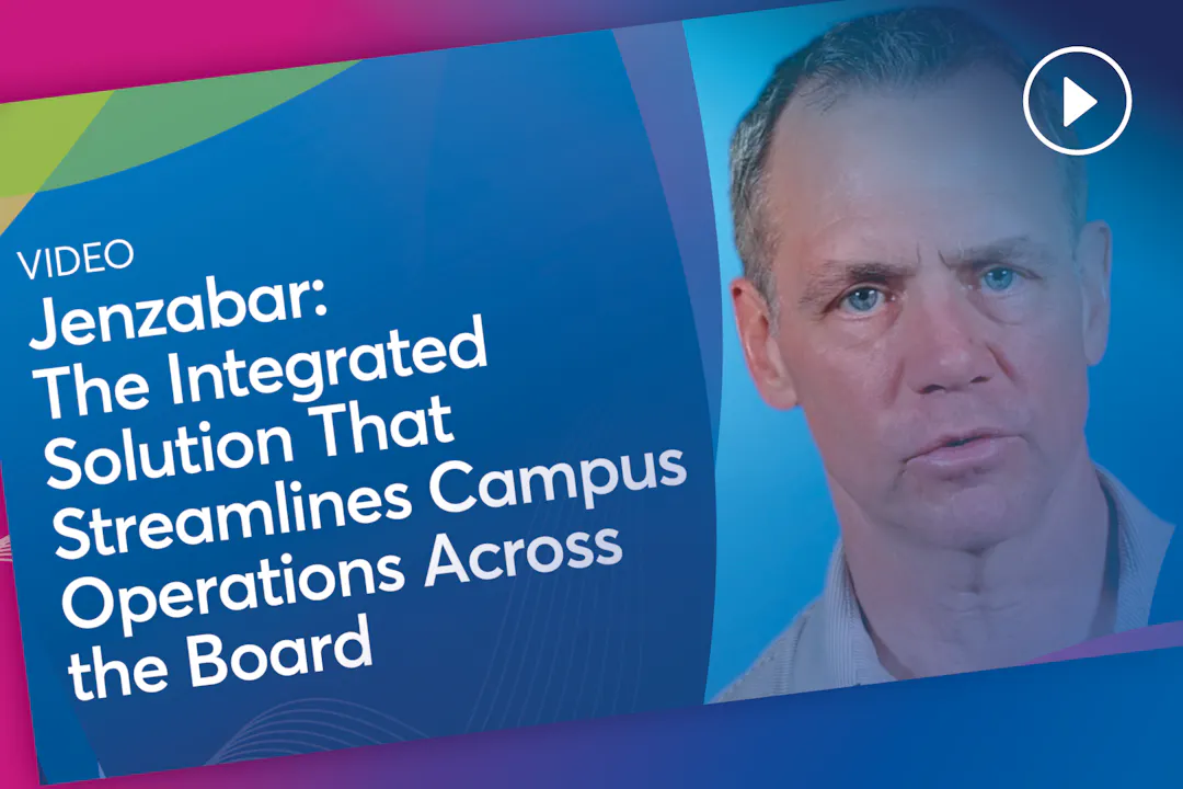 Jenzabar One: The Integrated Solution That Streamlines Campus Operations Across the Board