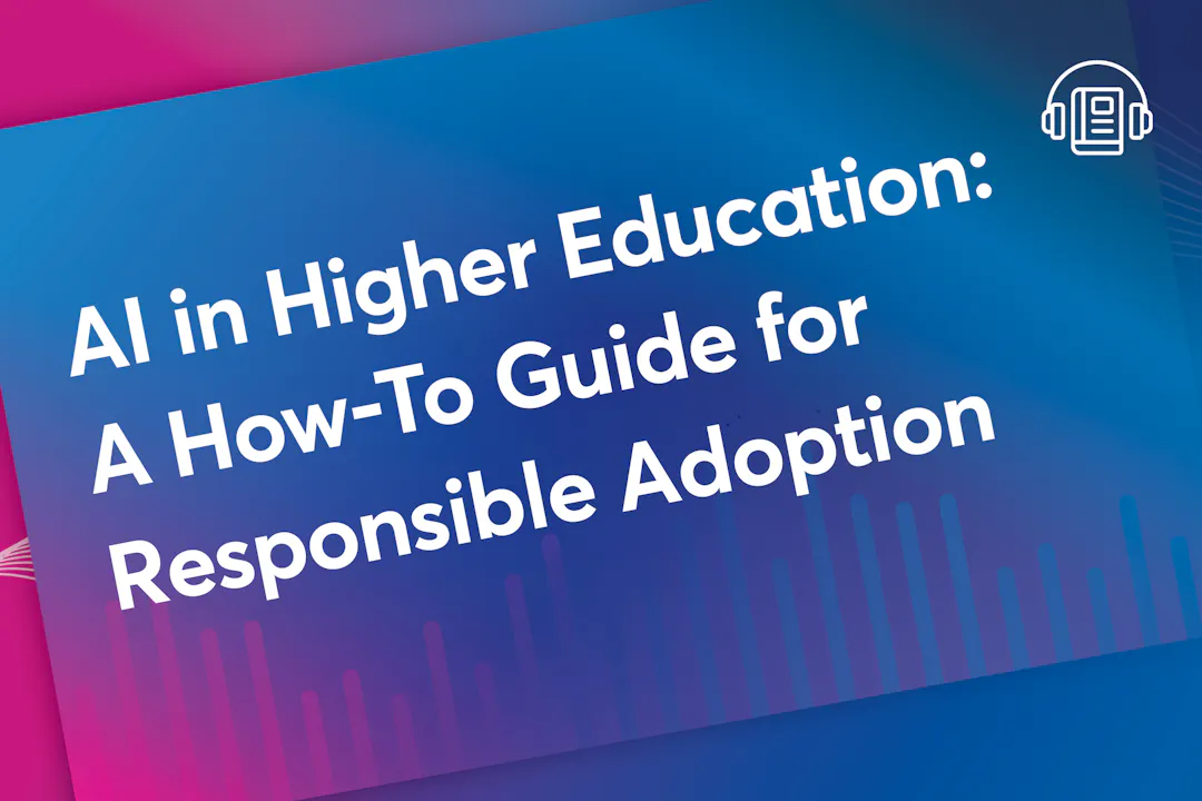 AI in Higher Education: A How-To Guide for Responsible Adoption - Jenzabar Audiobook