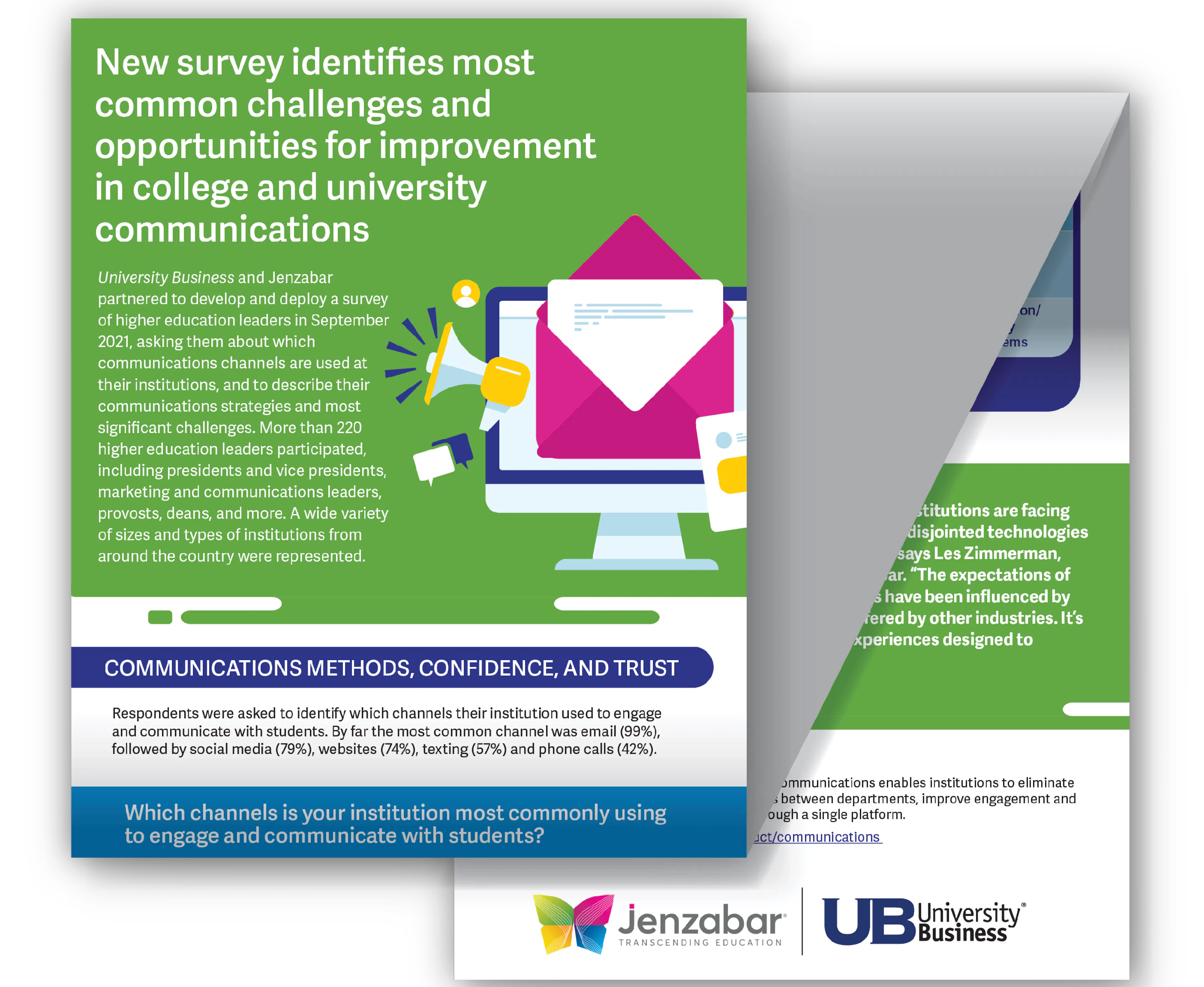 University Business: Survey Identifies Most Common Challenges and Opportunities for Improvement in College and University Communications