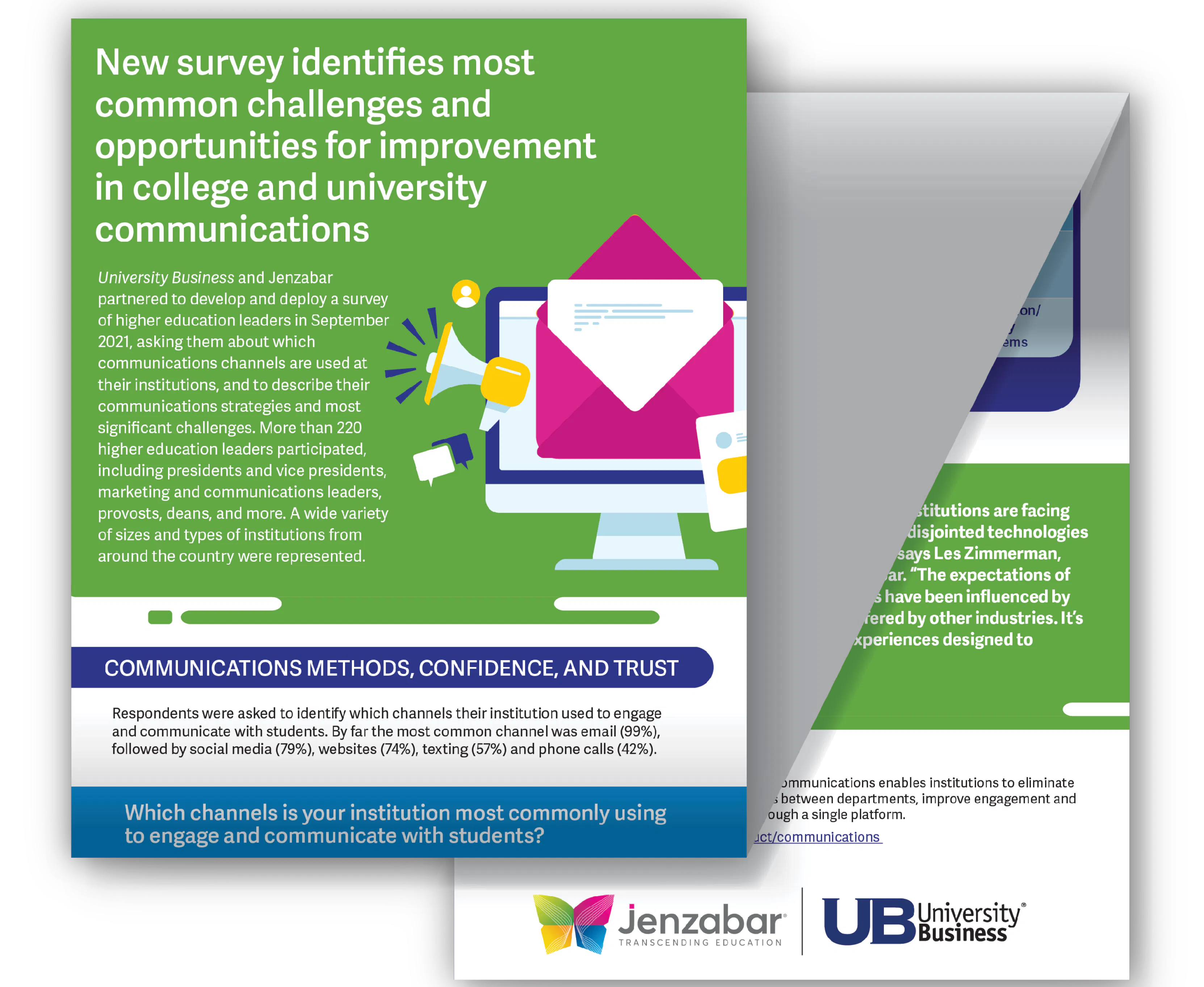 University Business: Survey Identifies Most Common Challenges and Opportunities for Improvement in College and University Communications