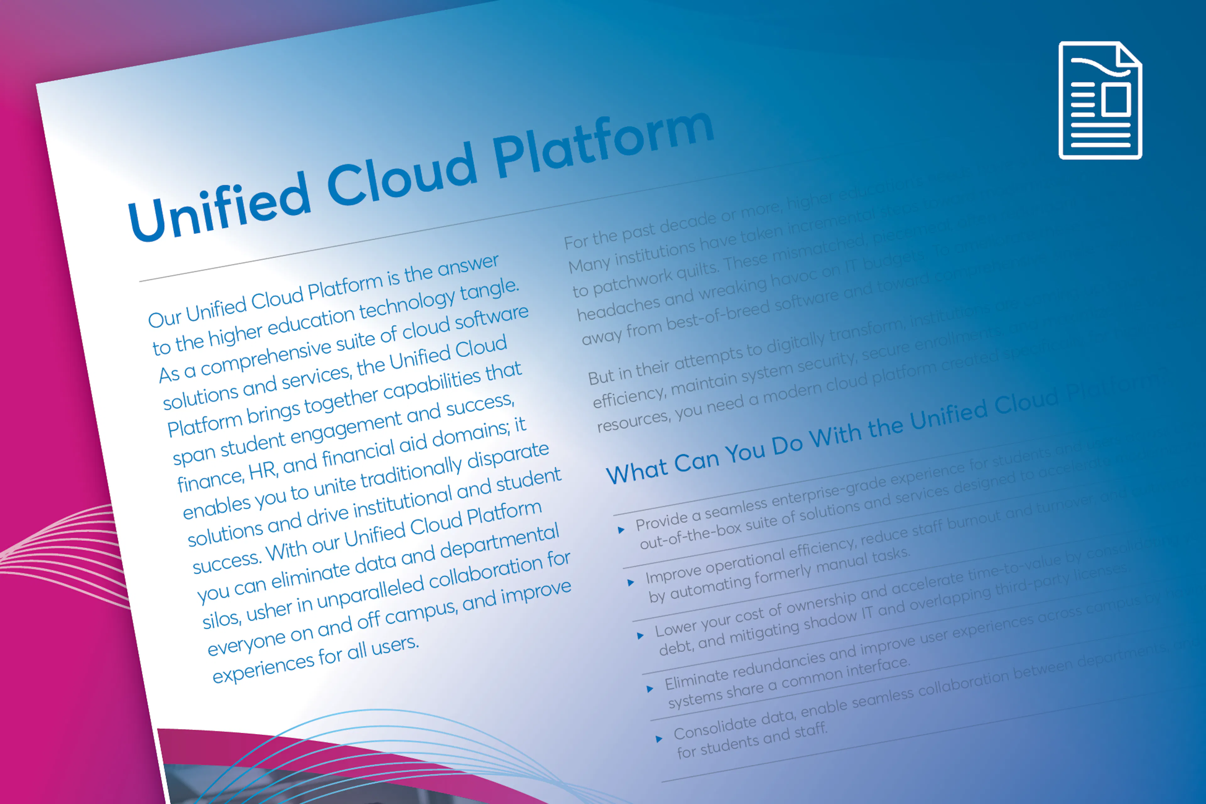 Unified Cloud Platform
