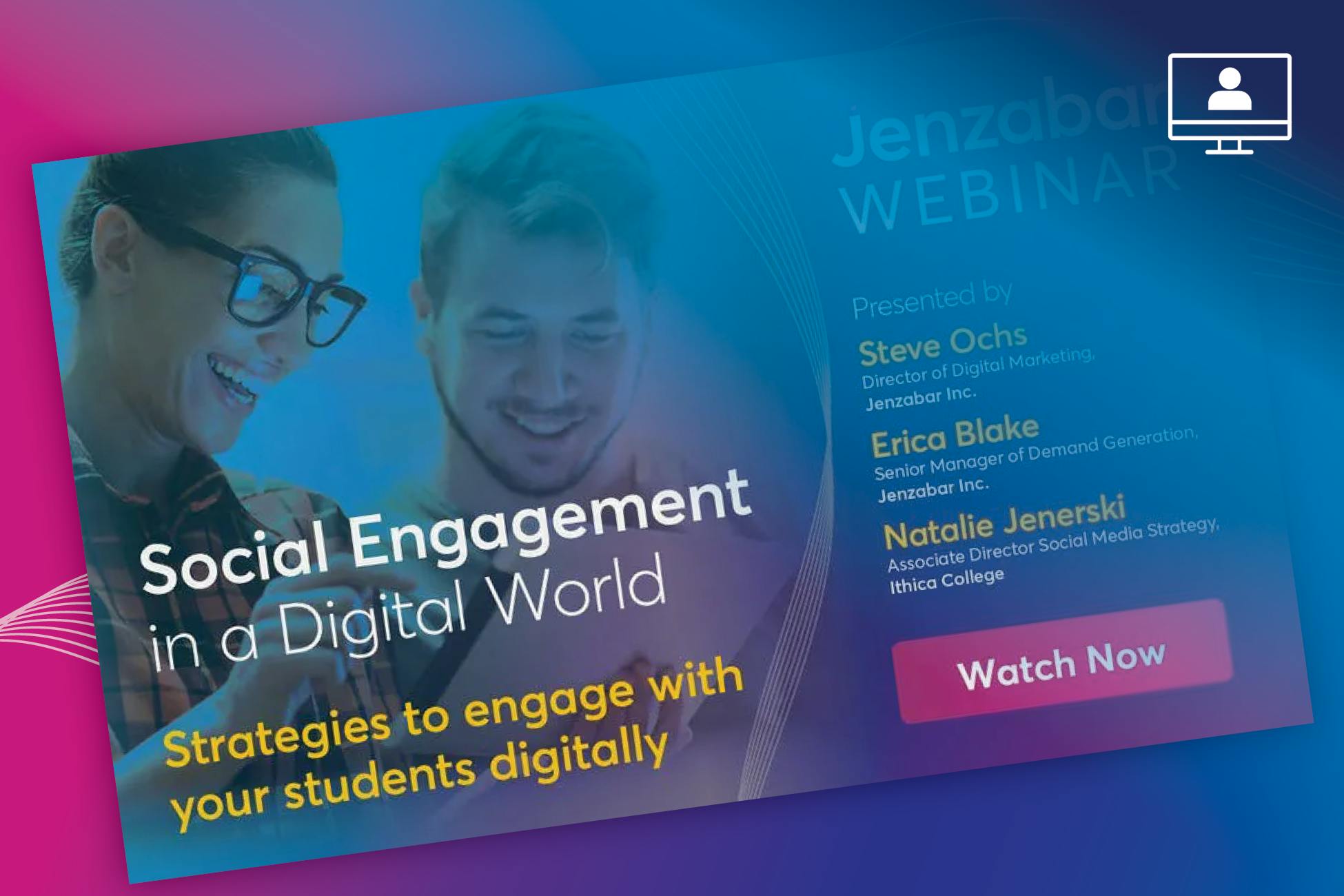 Webinar: Social Engagement in a Digital World