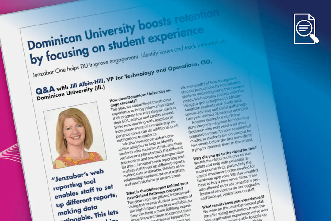 Dominican College: Leveraging Technology for Connecting With Students