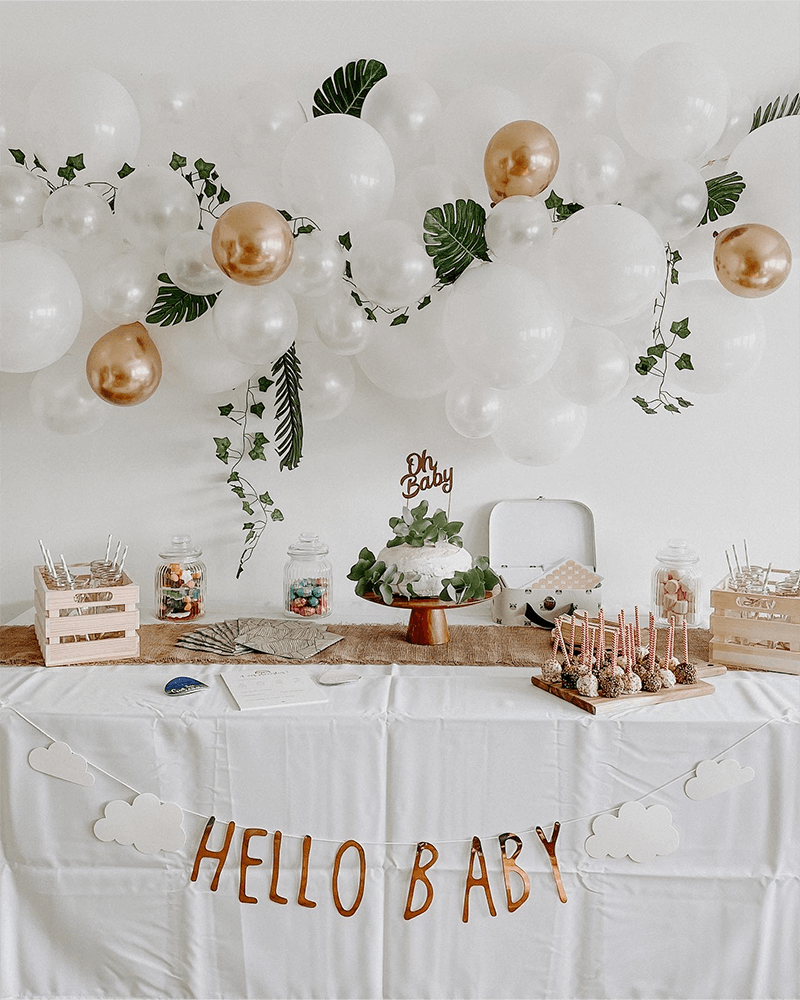 Decor for a baby shower