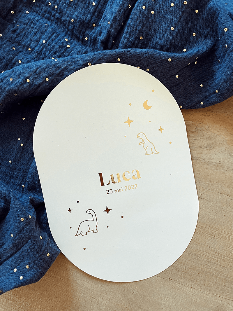Luca's birth announcement