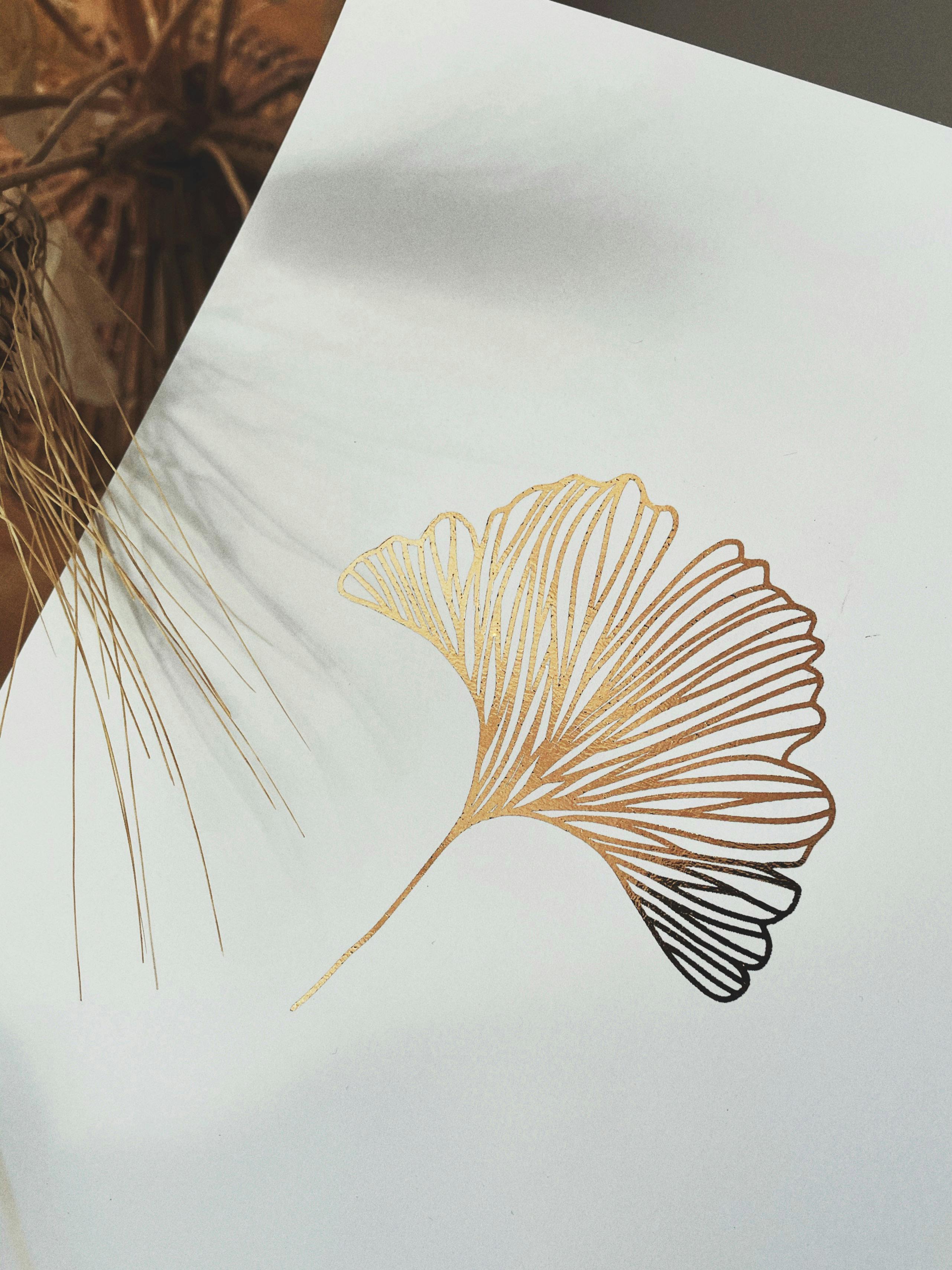 Gingko foil card