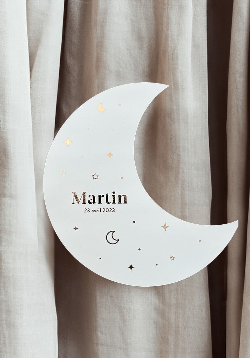 Martin's birth announcement
