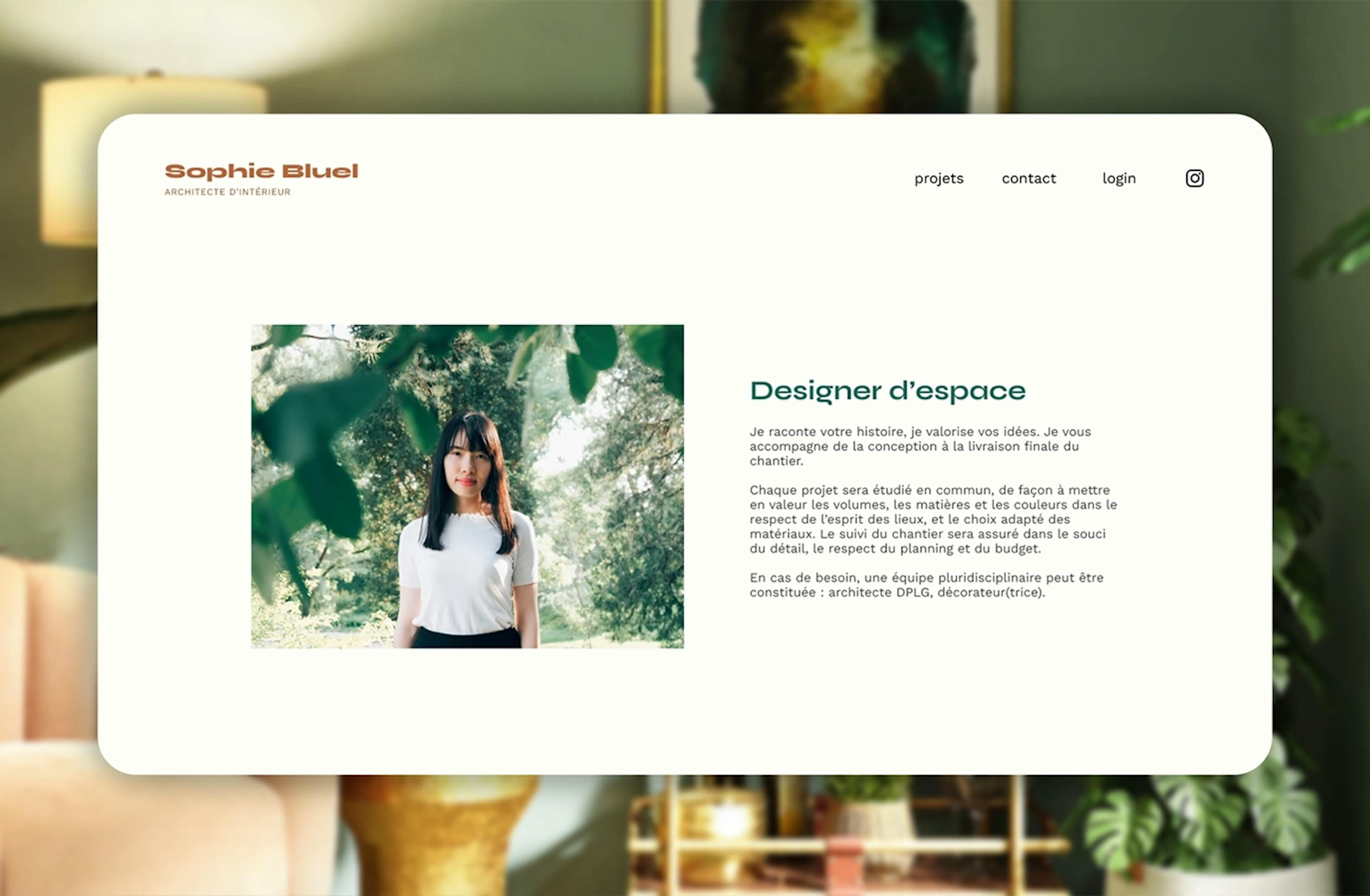 Sophie Blue - Homepage