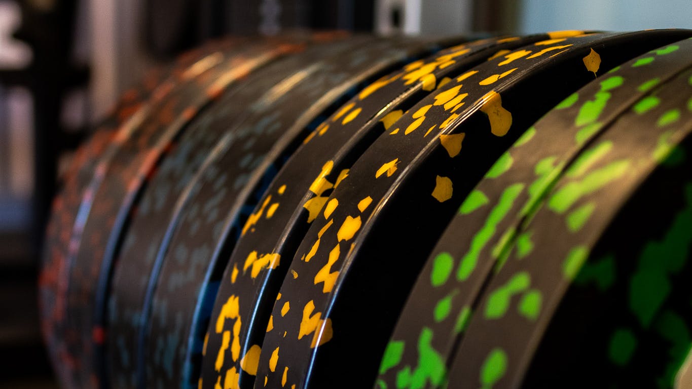 Weights rack in Jess-fit studio