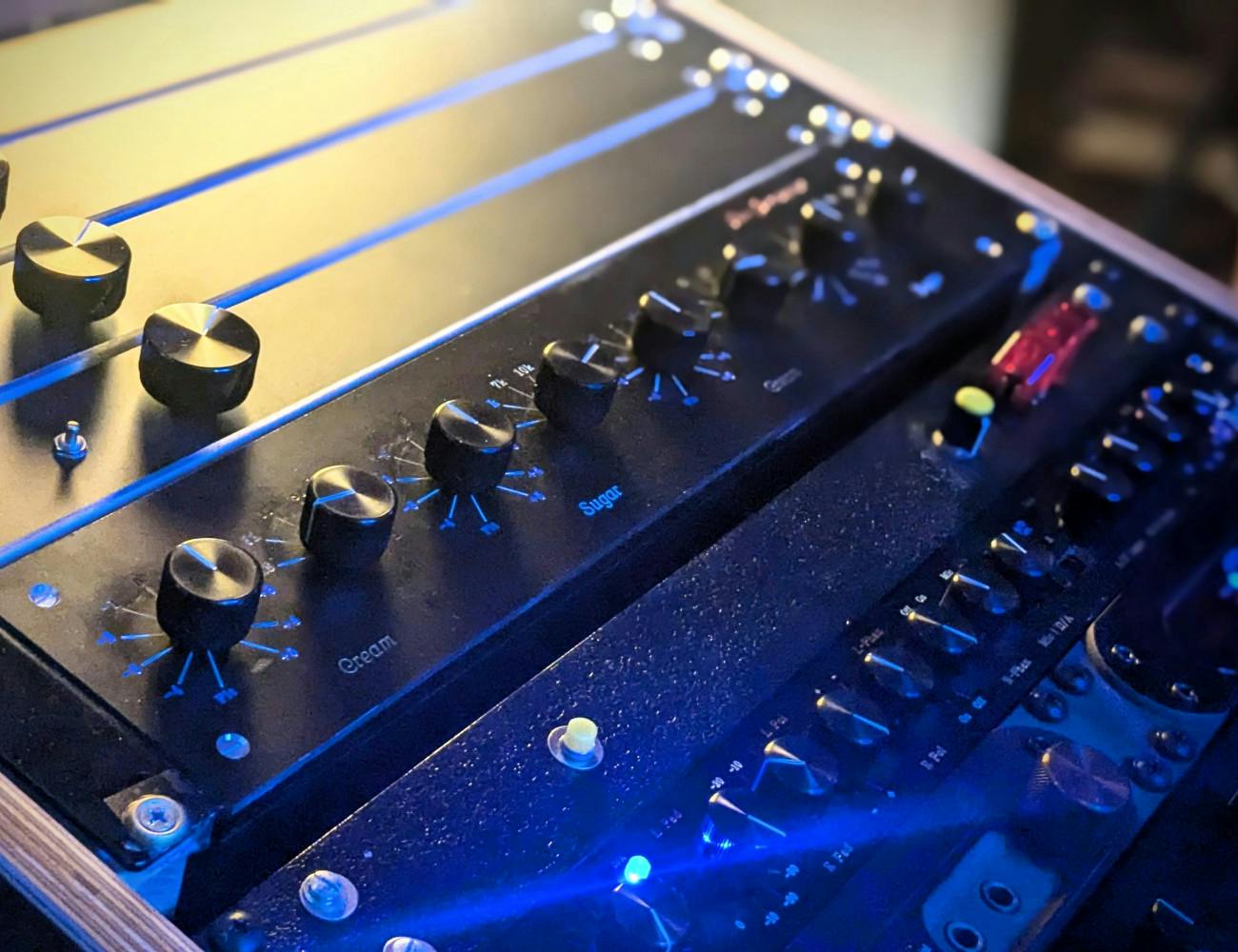 Jett Galindo Mastering - custom gear in a rack