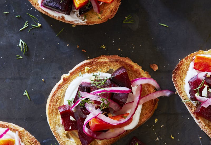 Borscht Crostini