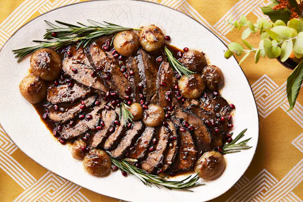 Pomegranate Chuck Roast with Cipollini Onions — Jewish Food Society