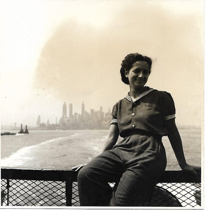 Annette's mother, Mollie in New York City,  1935.